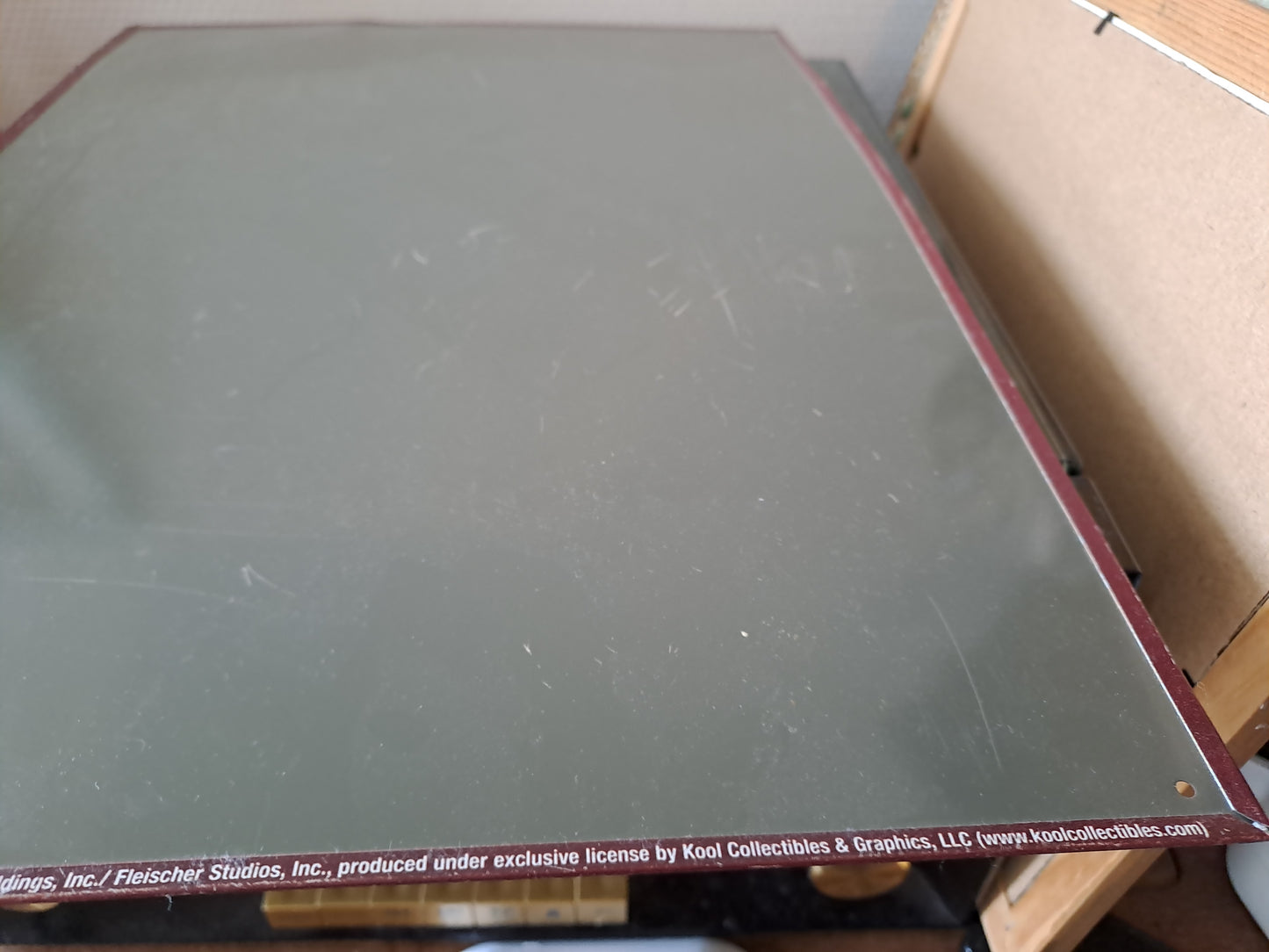 Plaque En tôle. Betty Boop. 44 cm X 31.8 cm.