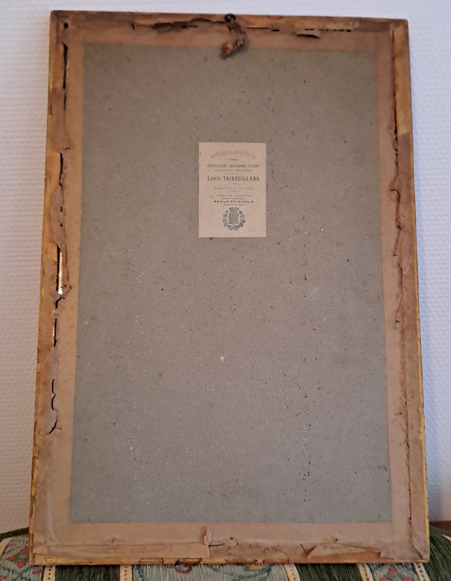 Gravure Religieuse Représentant Divers Sacrements De L'enfant. Cadre Vitré.