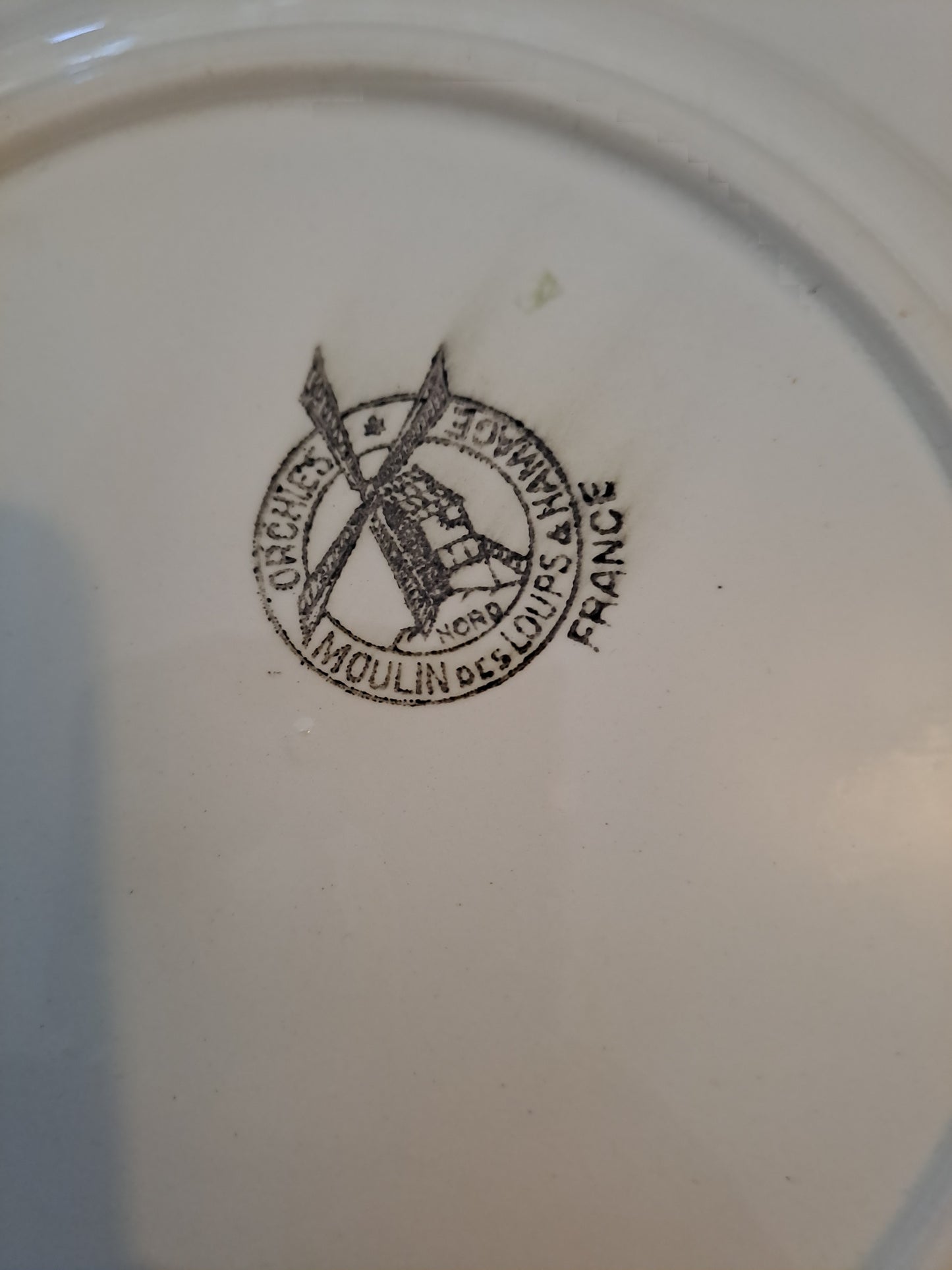 Assiette Orchies Moulins Des Loups Et Hamache. Novembre.