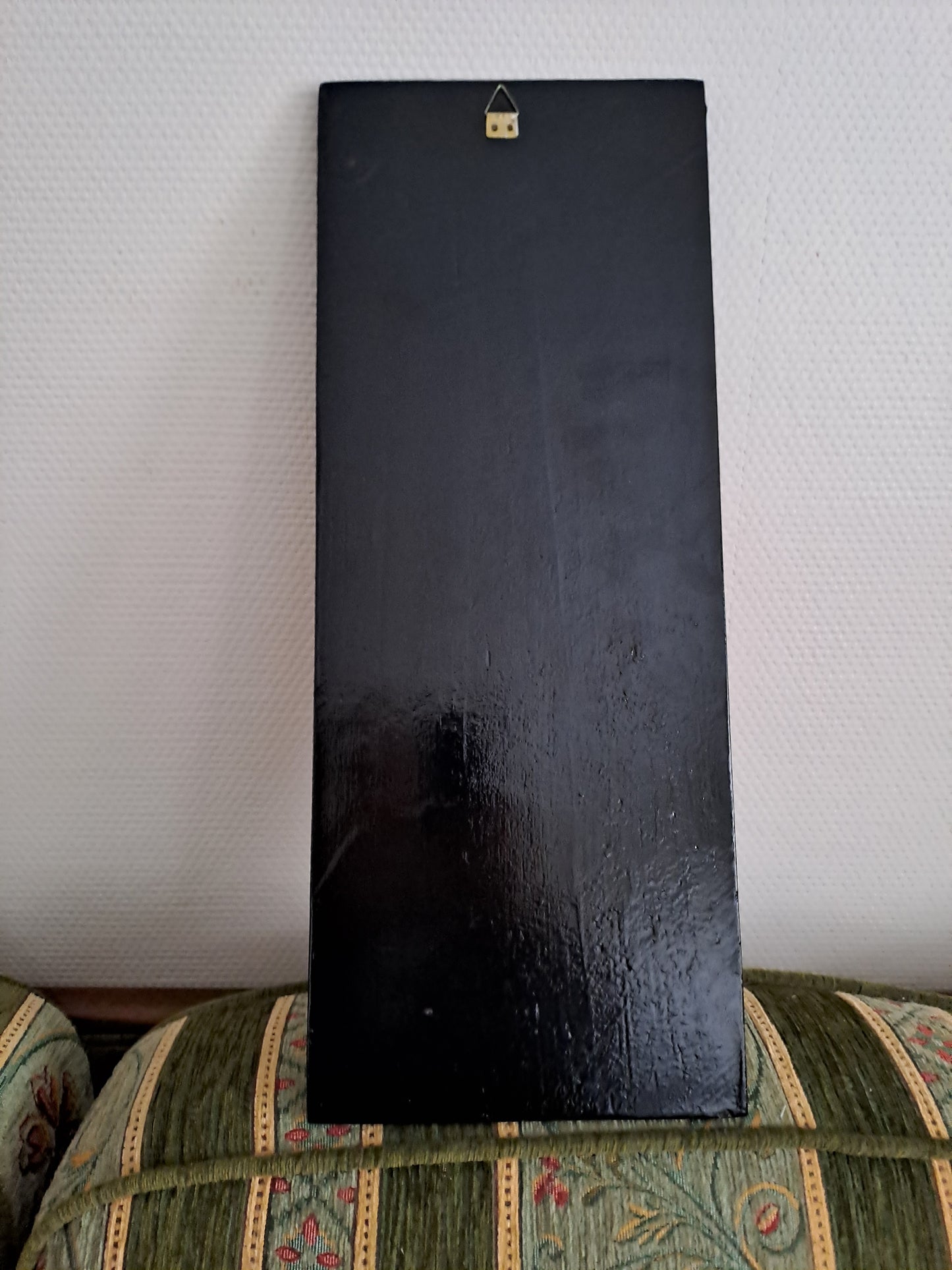 Panneau De Laque Marquetés Instration De Nacre. Fleurs Papillons Soleil. Ancien décoration vintage