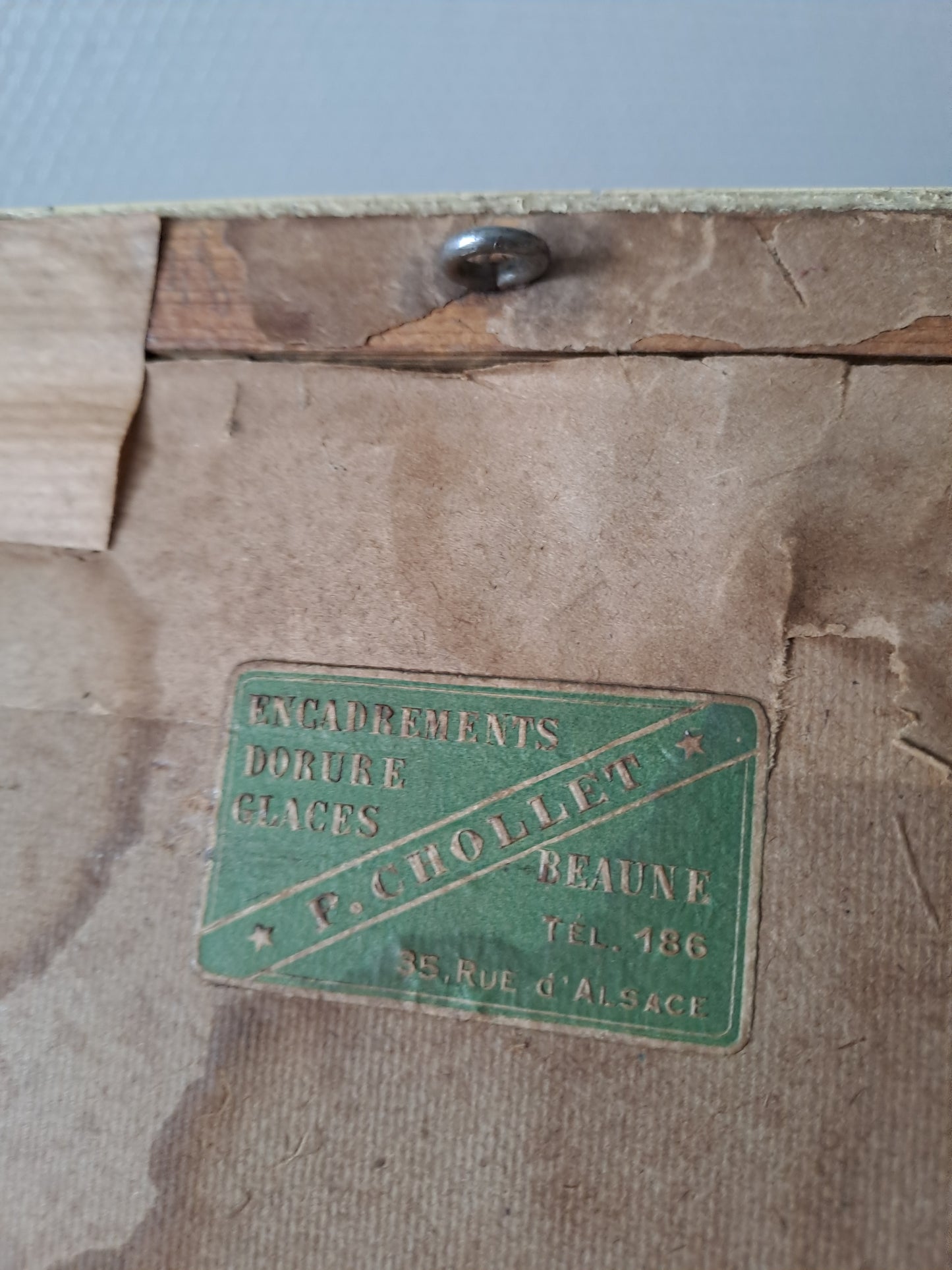 Cadre Représentant La Sainte Vierge Marie. Mater Dolorosa. Ancien decoration vintage catholique.