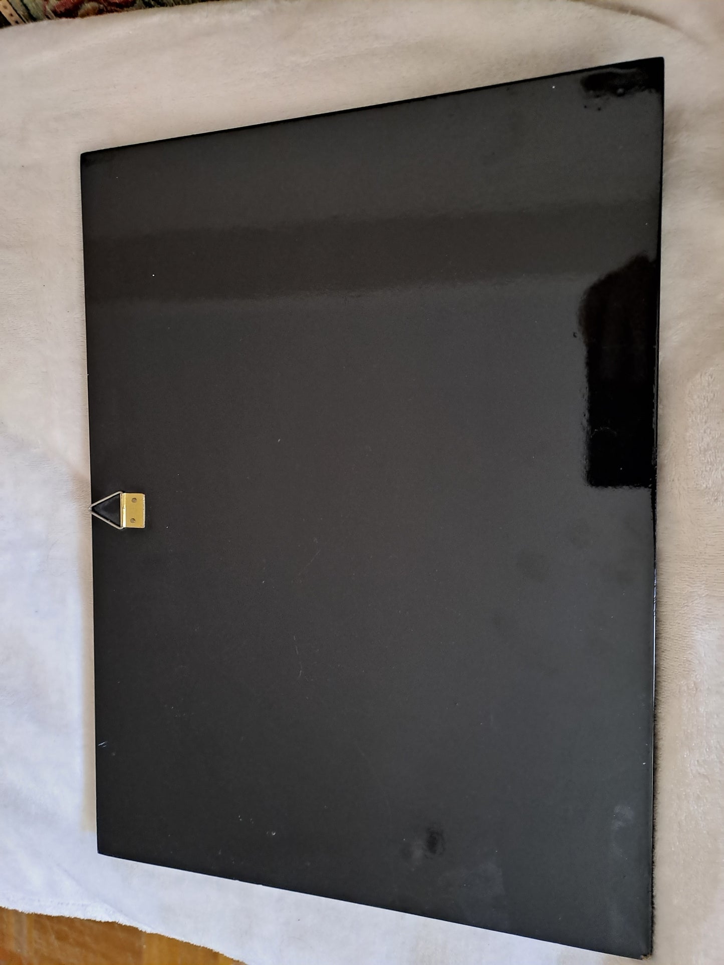 Panneau De Laque Marquetés Instration De Nacre. Ancien décoration vintage asie asiatique.