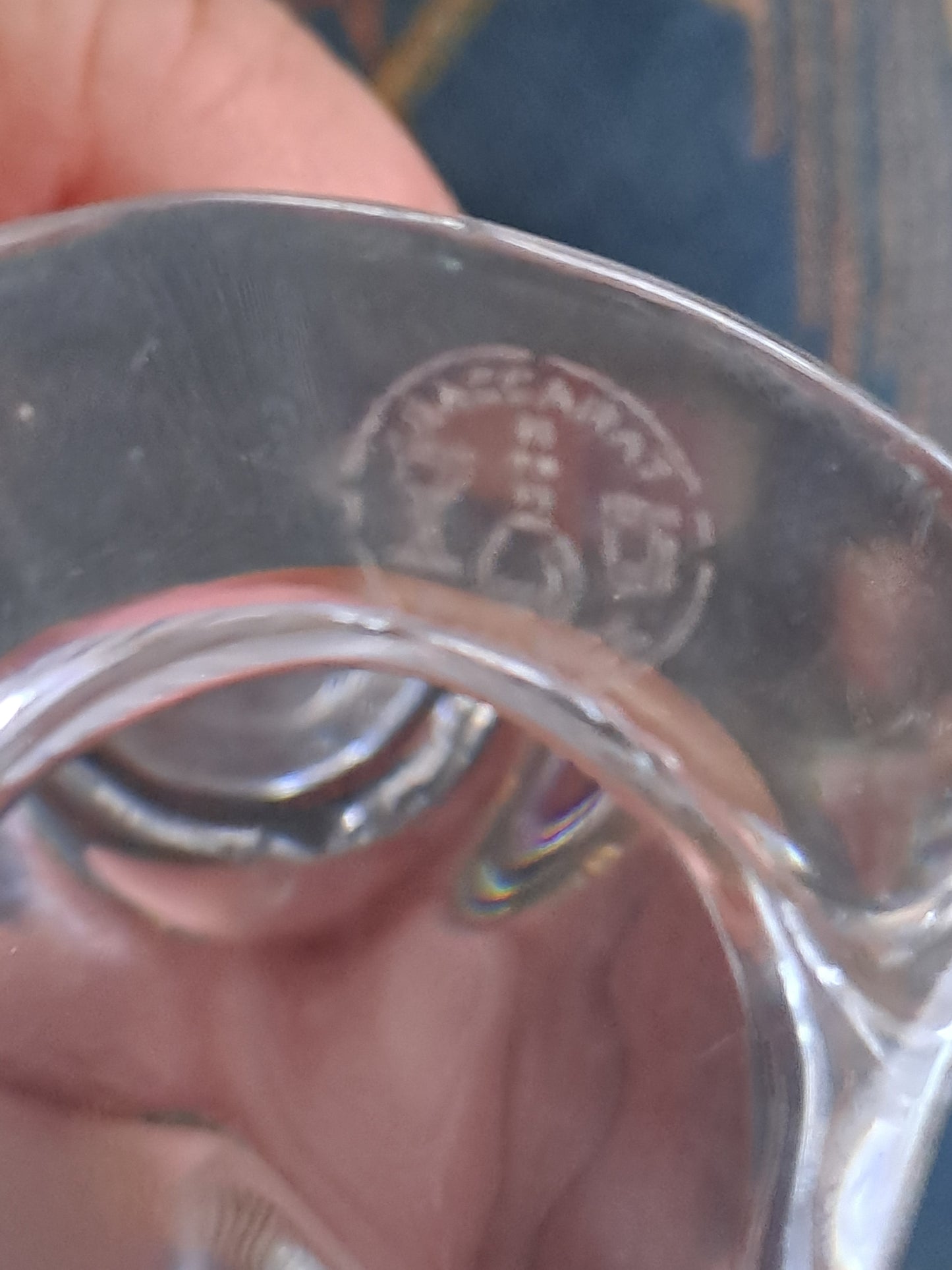 BACCARAT. Perroquet en cristal.