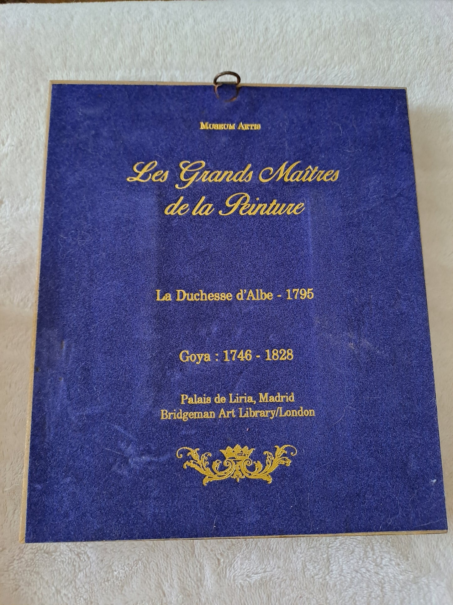 Cadre / tableau. La duchesse d'Albe. Goya : 1746 - 1828.