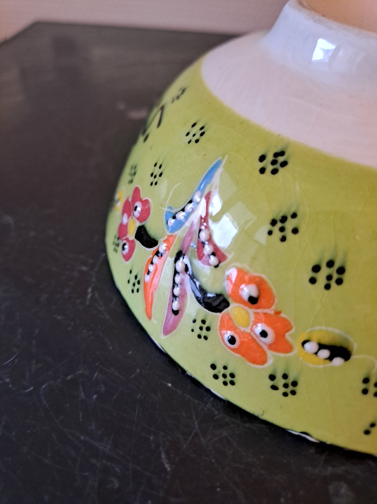 Bol À Riz. Porcelaine. Peint à la main. Ancien decoration vintage asie asiatique.