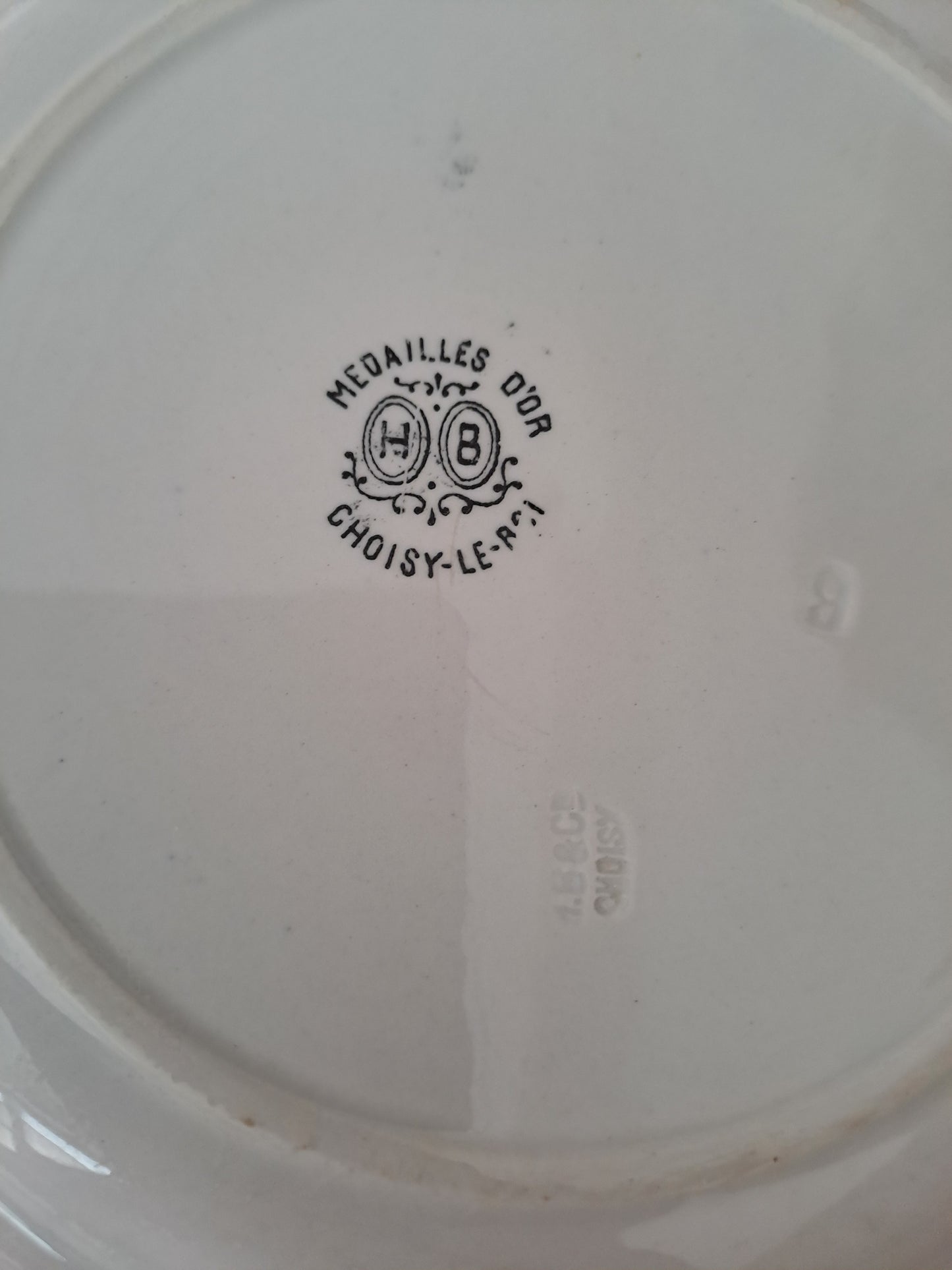 Assiette décorative Parlante. N°1. Les petits bonheurs de la vie. H. B. Choisy Le Roi.