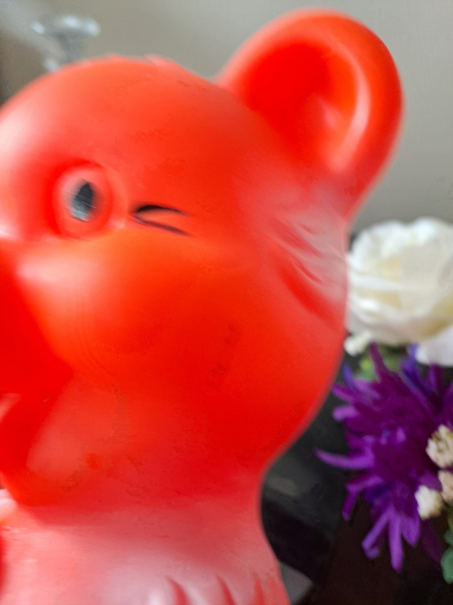 Ours. Teddy bear. Pouet-Pouet. Ancien decoration vintage.