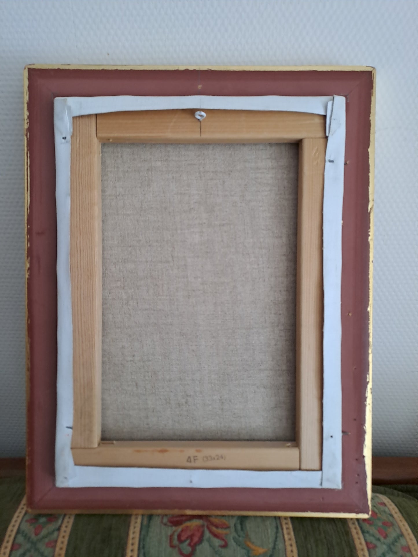 Peinture François Narcy. Bouquet Dans Théière. Avril 1989.