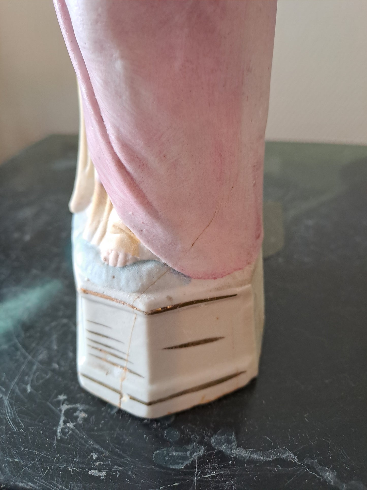 Statue Saint Joseph Enfant Jésus. Biscuits. Germany 2259.