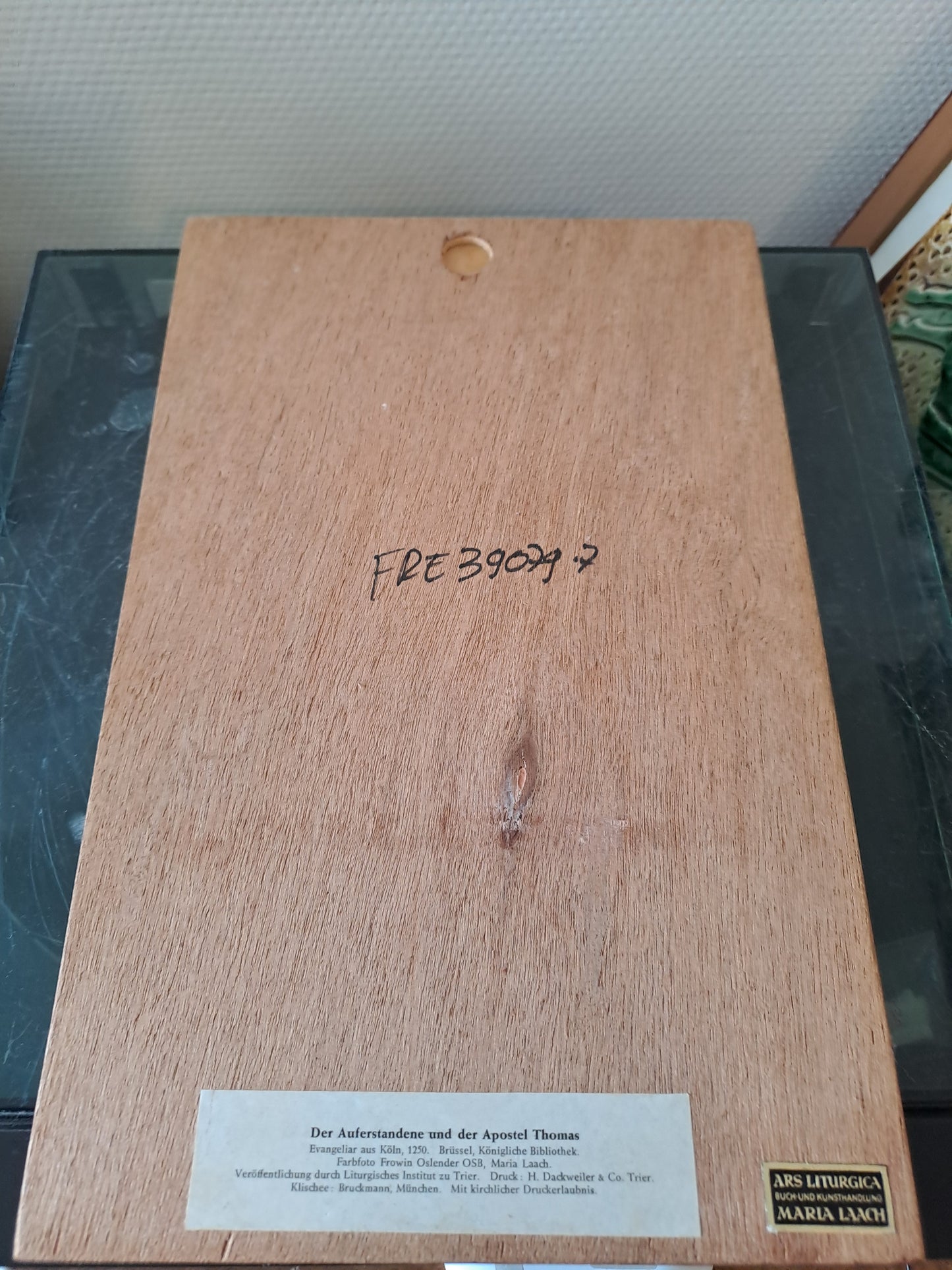 Icône Représentant  Jésus-Christ ressuscité et Saint-Thomas.