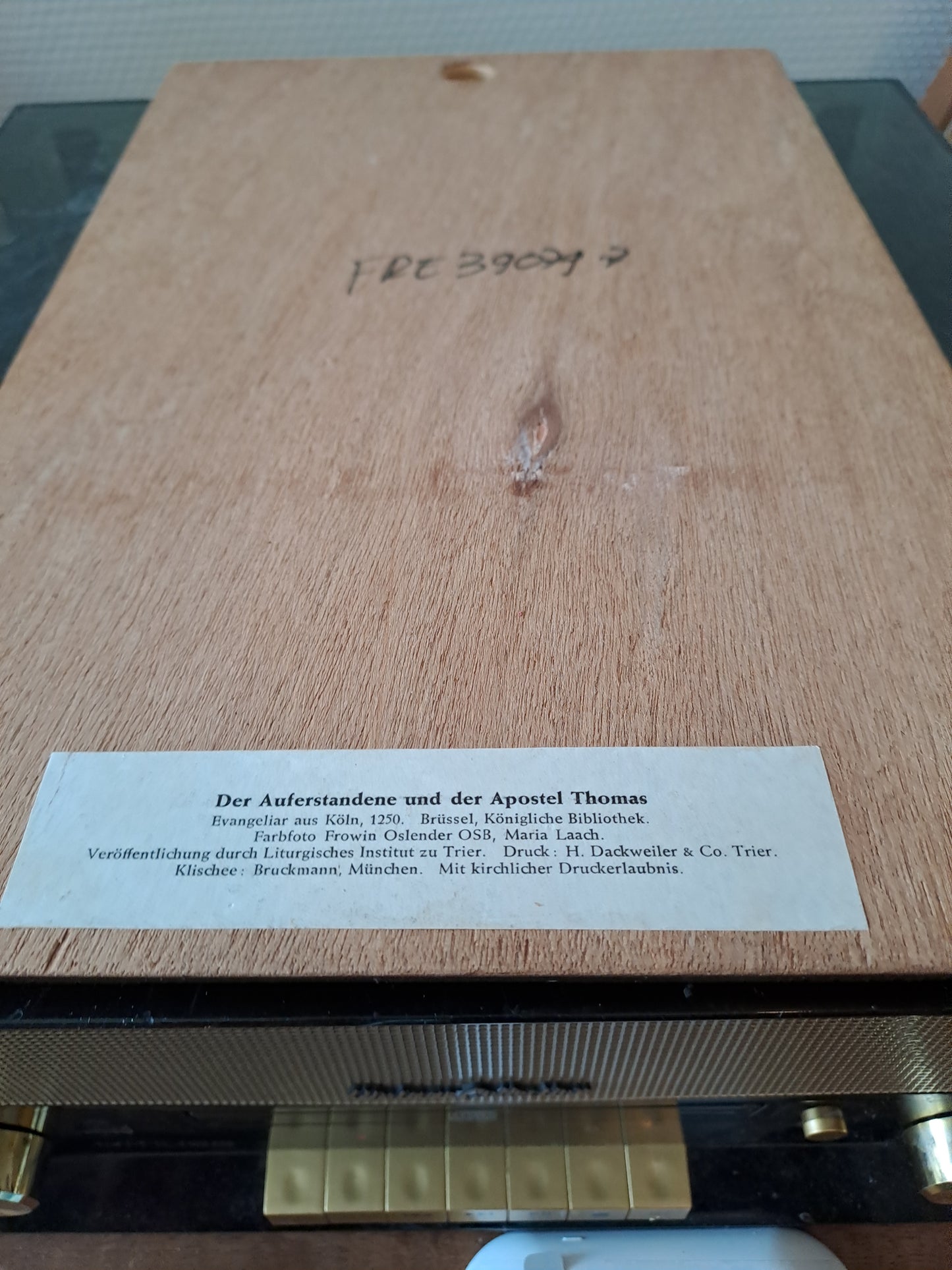 Icône Représentant  Jésus-Christ ressuscité et Saint-Thomas.