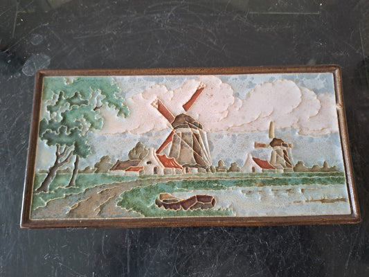 Carreau Delft Watervrienden Holland. 13-9-47. Marqué