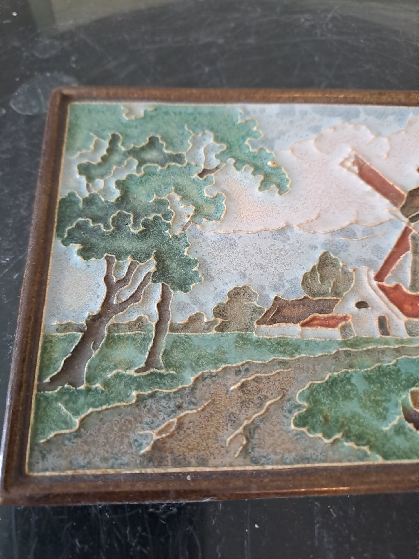 Carreau Delft Watervrienden Holland. 13-9-47. Marqué