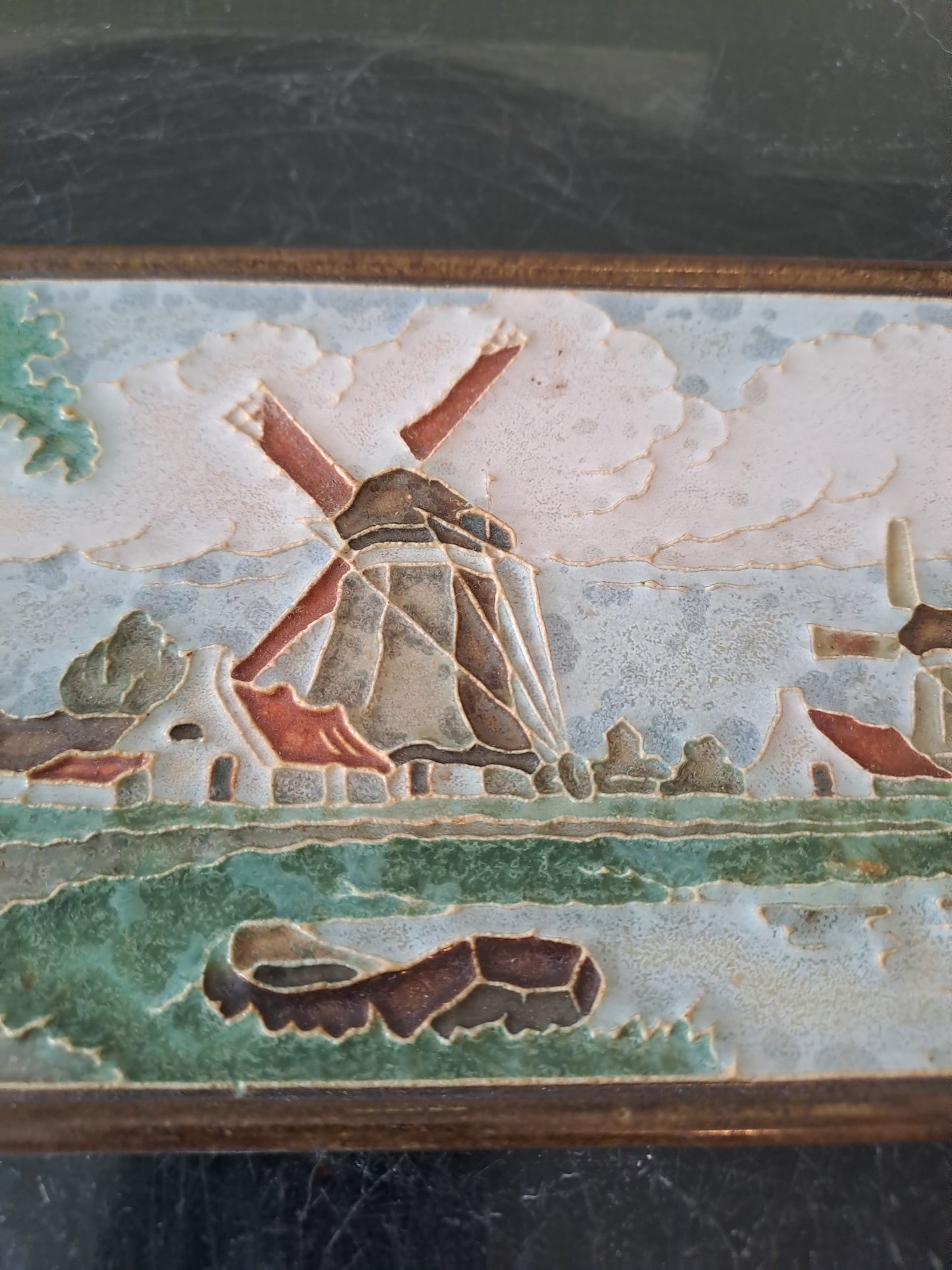 Carreau Delft Watervrienden Holland. 13-9-47. Marqué