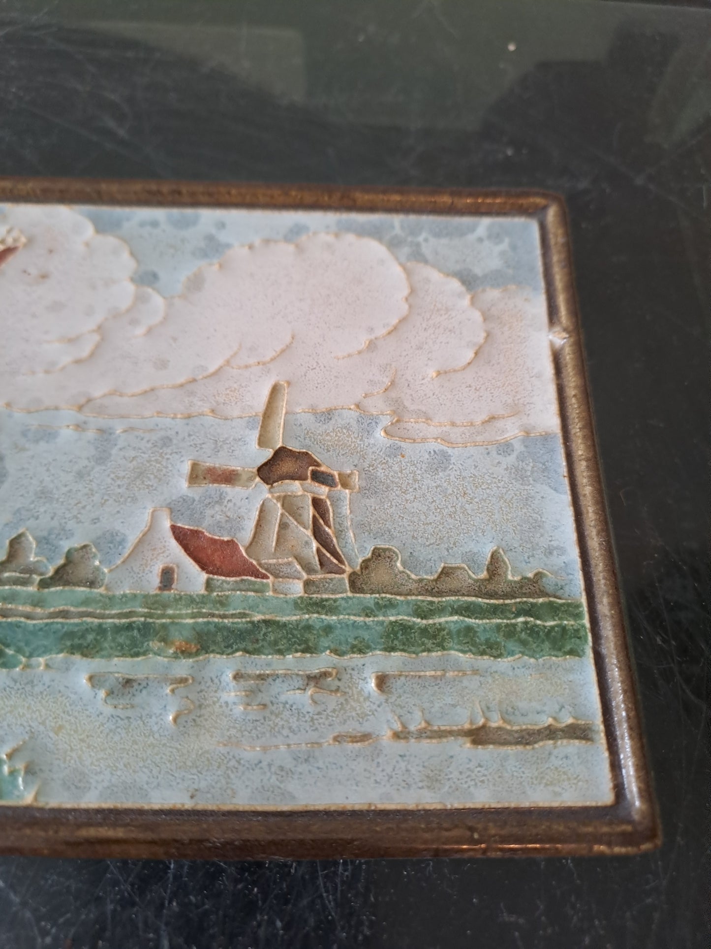 Carreau Delft Watervrienden Holland. 13-9-47. Marqué