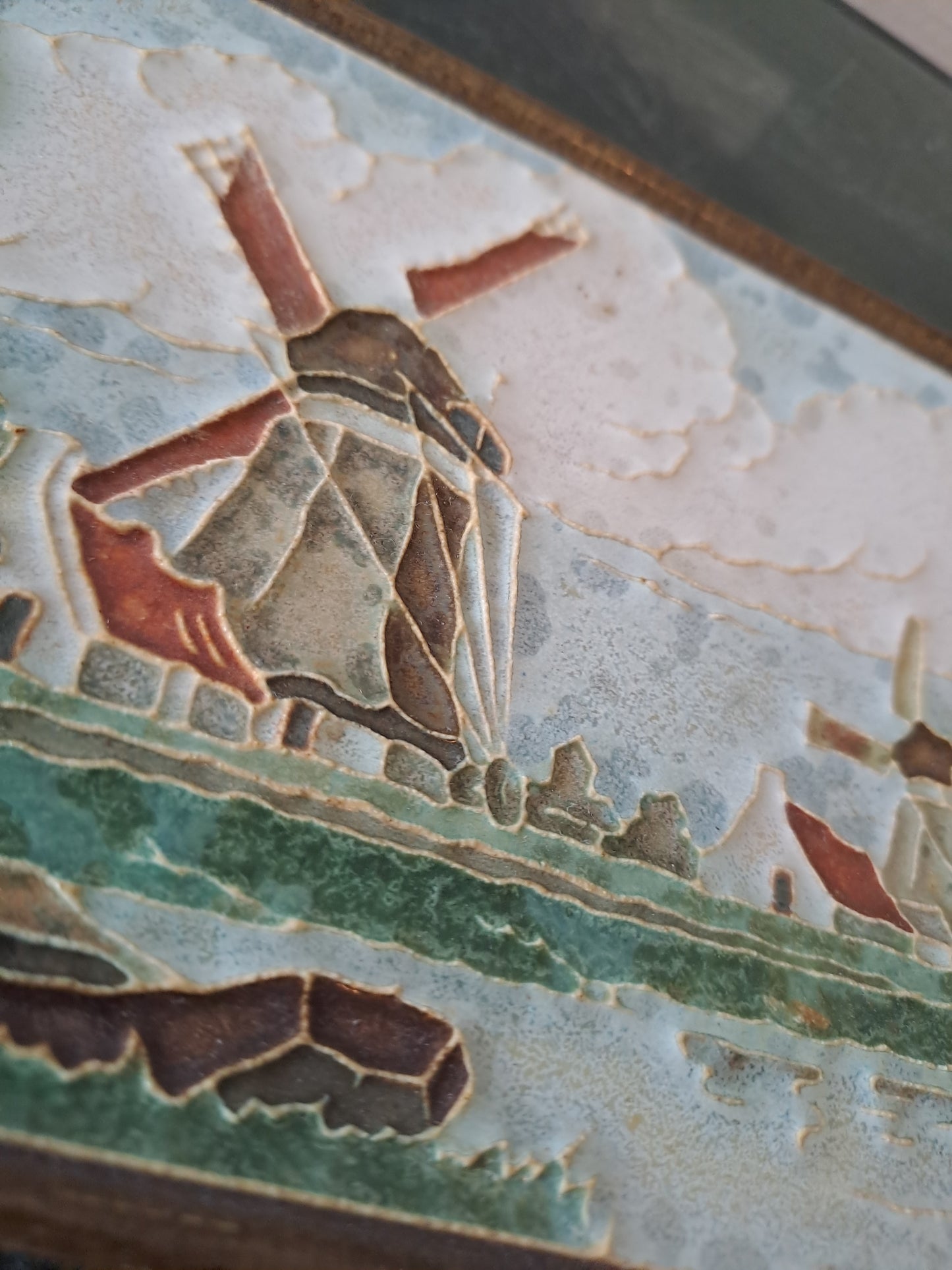 Carreau Delft Watervrienden Holland. 13-9-47. Marqué