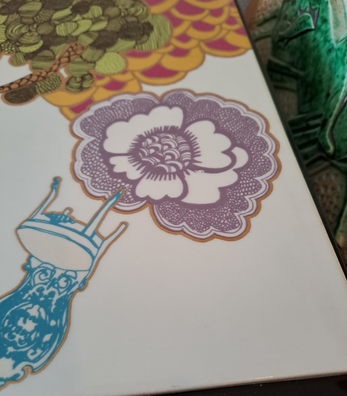 Plaque en Faïence. Design By Concetta Gallo.