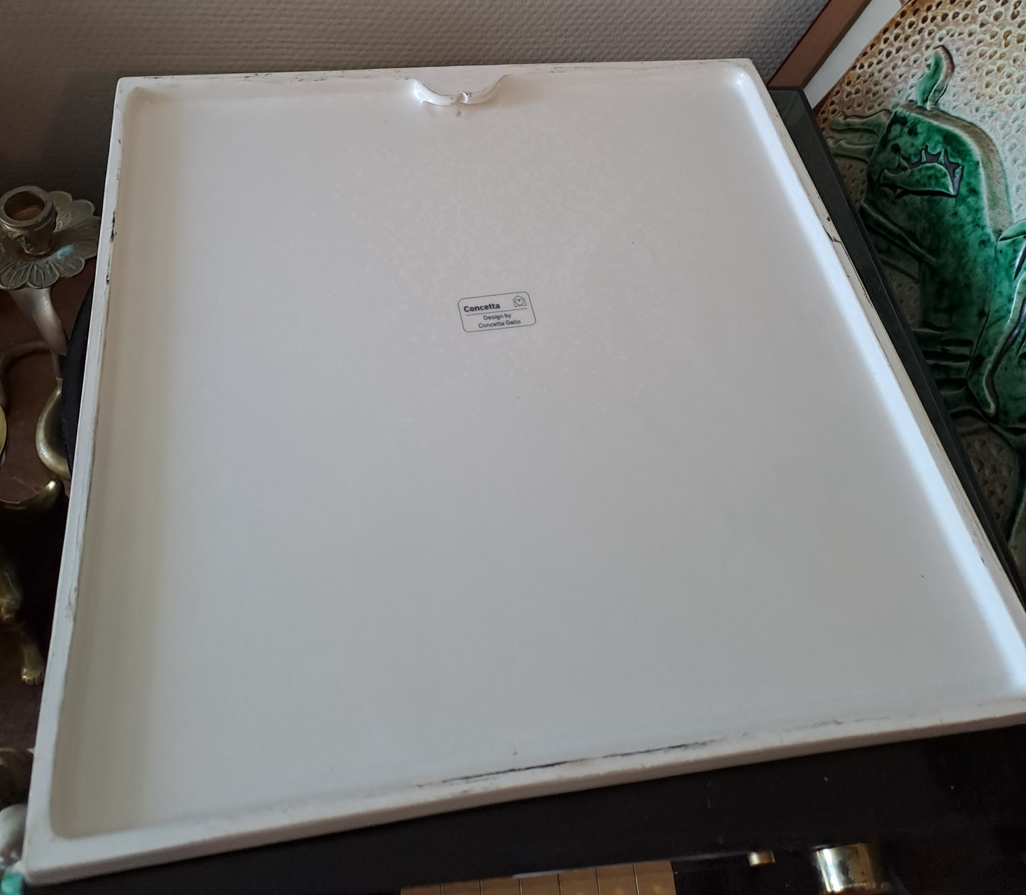 Plaque en Faïence. Design By Concetta Gallo.