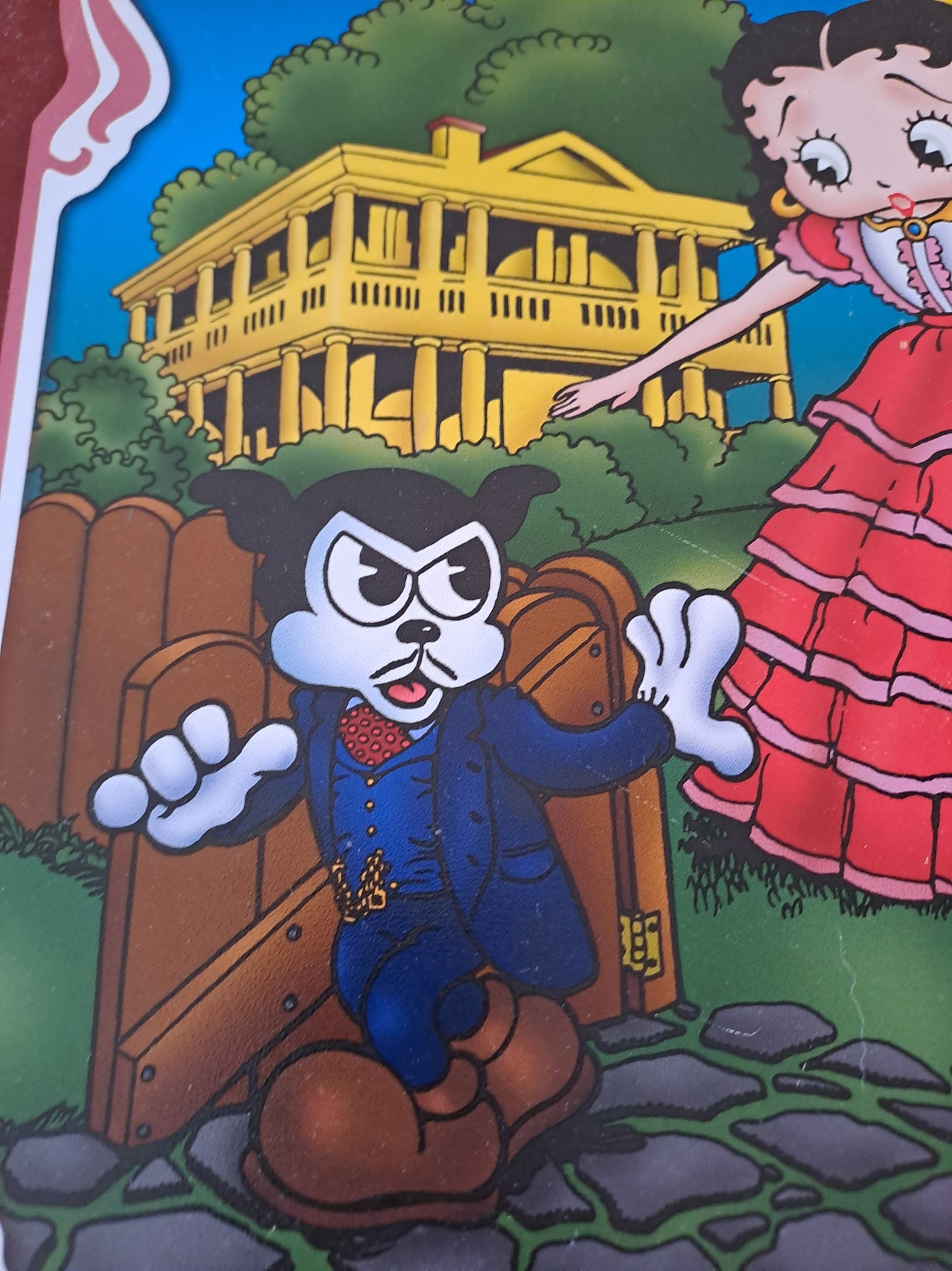 Plaque En tôle. Betty Boop. 44 cm X 31.8 cm.