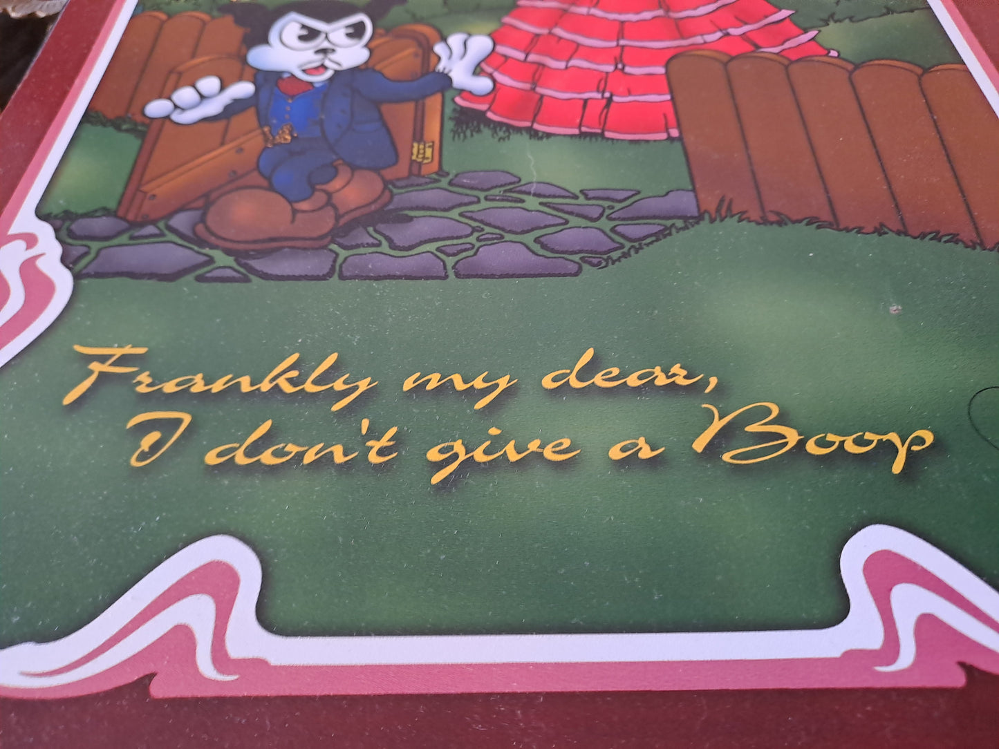 Plaque En tôle. Betty Boop. 44 cm X 31.8 cm.