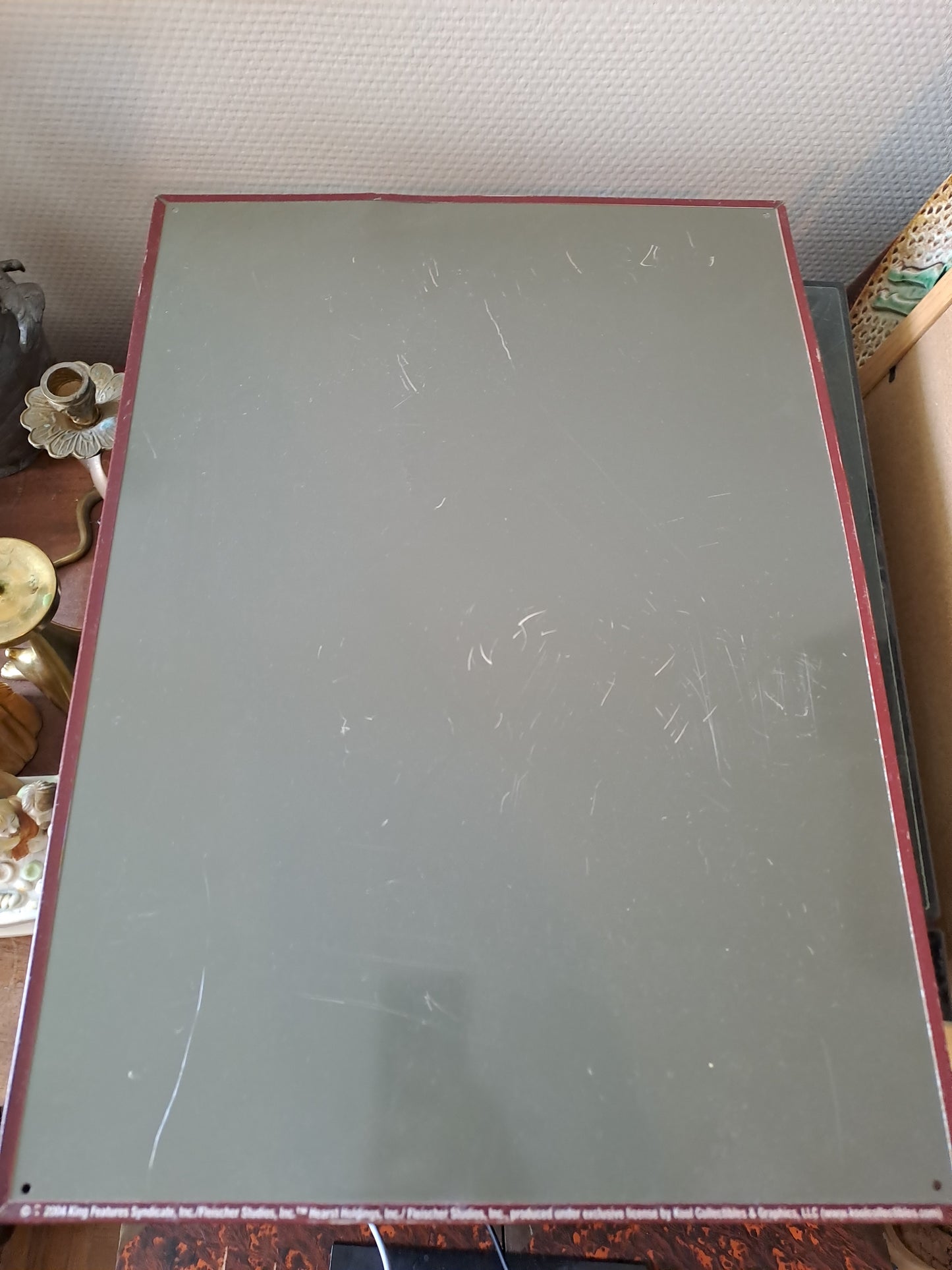 Plaque En tôle. Betty Boop. 44 cm X 31.8 cm.