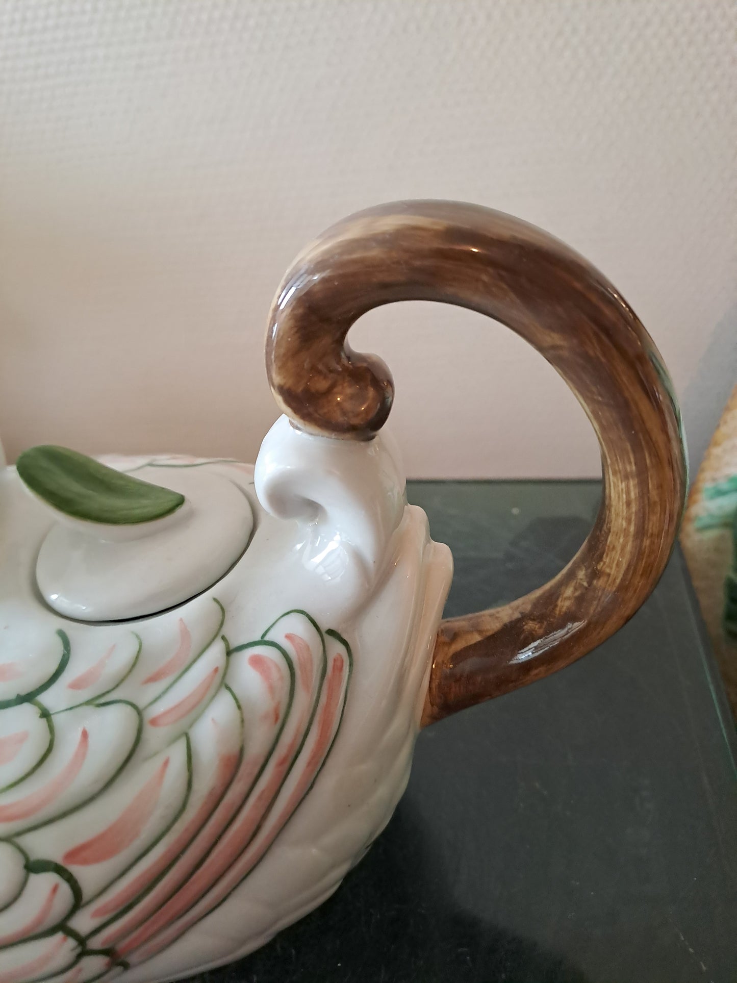 Pichet Canard/ Cygne. Zoomorphe. Peint À La Main.  Z.