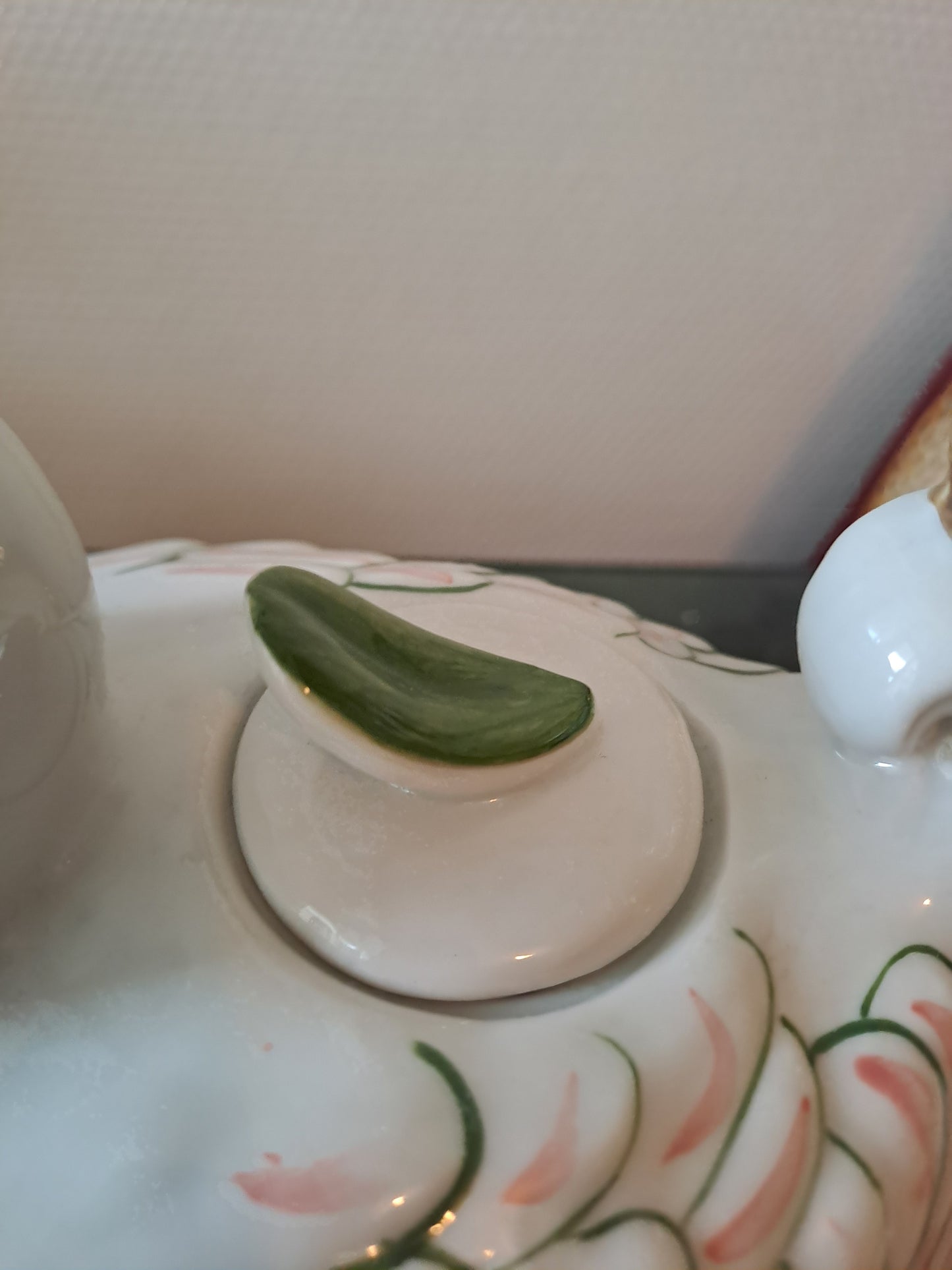 Pichet Canard/ Cygne. Zoomorphe. Peint À La Main.  Z.