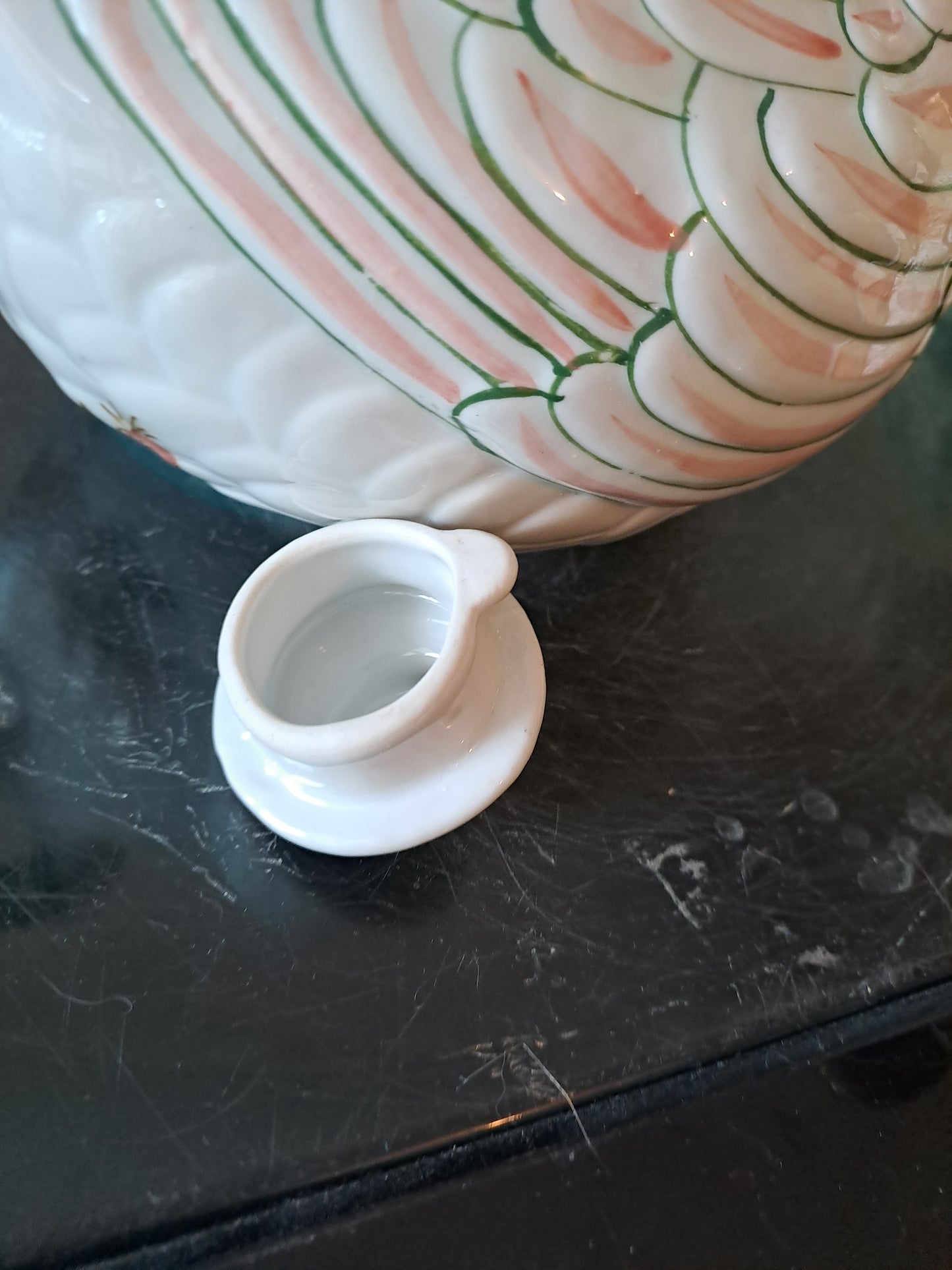 Pichet Canard/ Cygne. Zoomorphe. Peint À La Main.  Z.