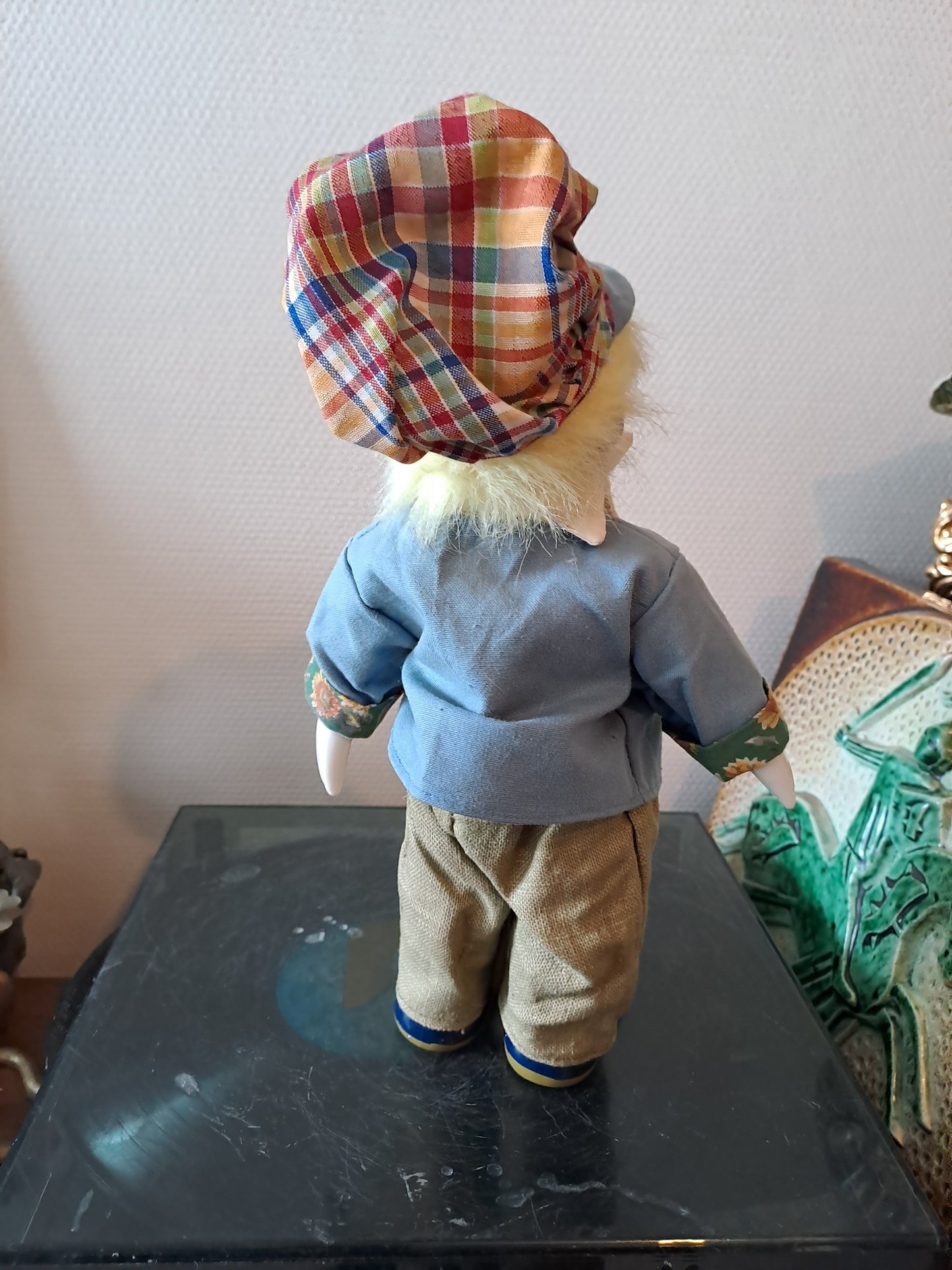 Clown Main Et Visage En Porcelaine. Années 70.