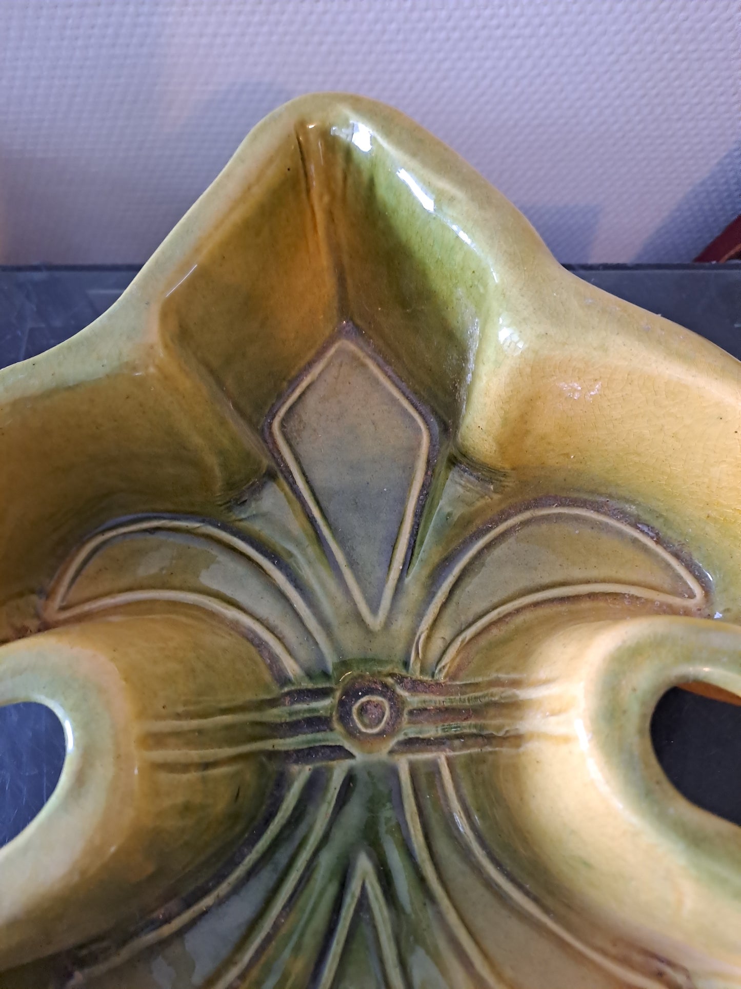 Moule A Kouglof. Fleur de Lys. Vintage. Alsace. Ancien.