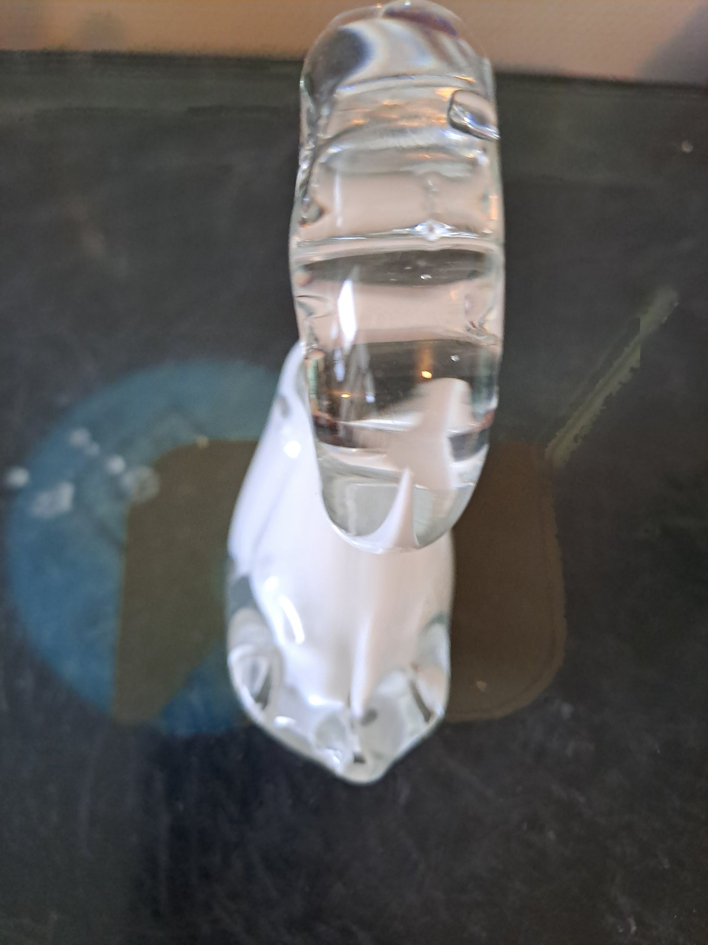 Cygne En Verre Soufflé Tiré