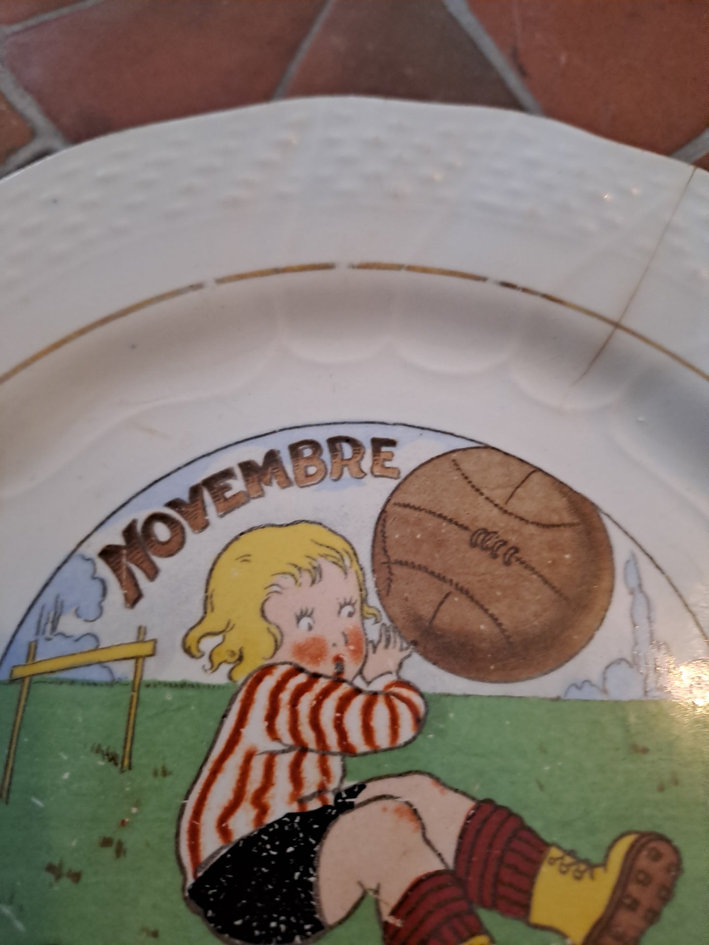 Assiette Orchies Moulins Des Loups Et Hamache. Novembre.