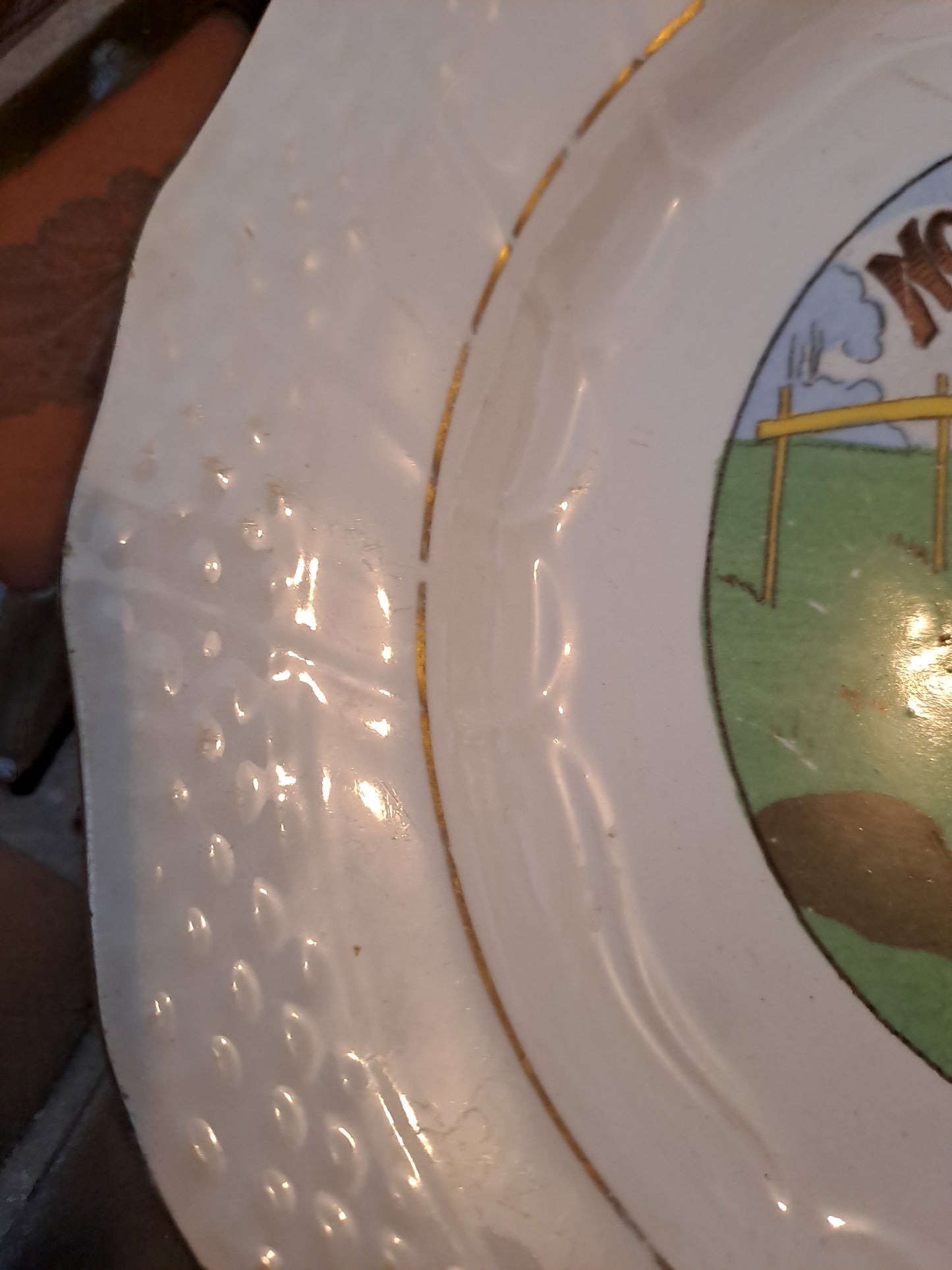 Assiette Orchies Moulins Des Loups Et Hamache. Novembre.