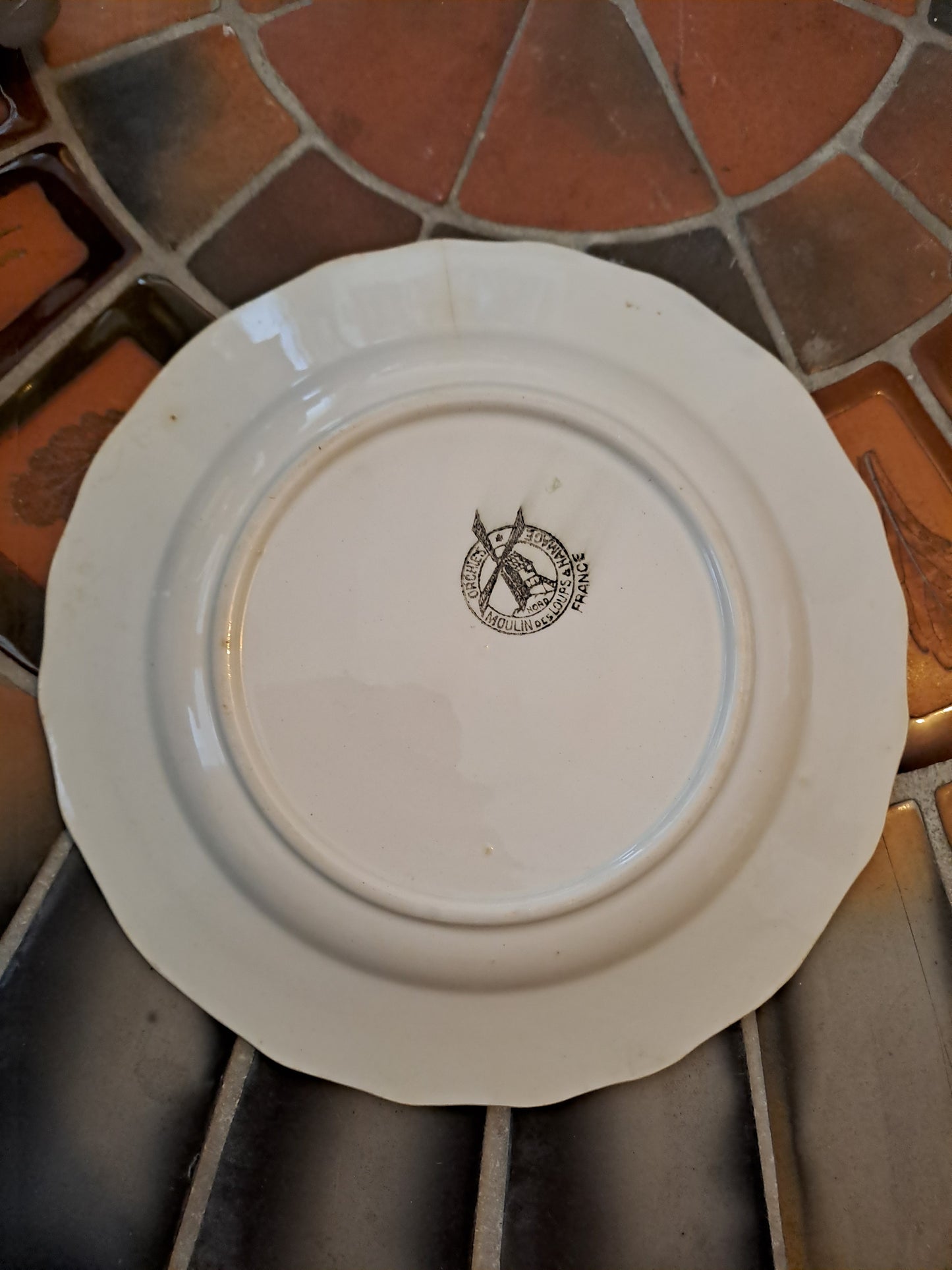 Assiette Orchies Moulins Des Loups Et Hamache. Novembre.