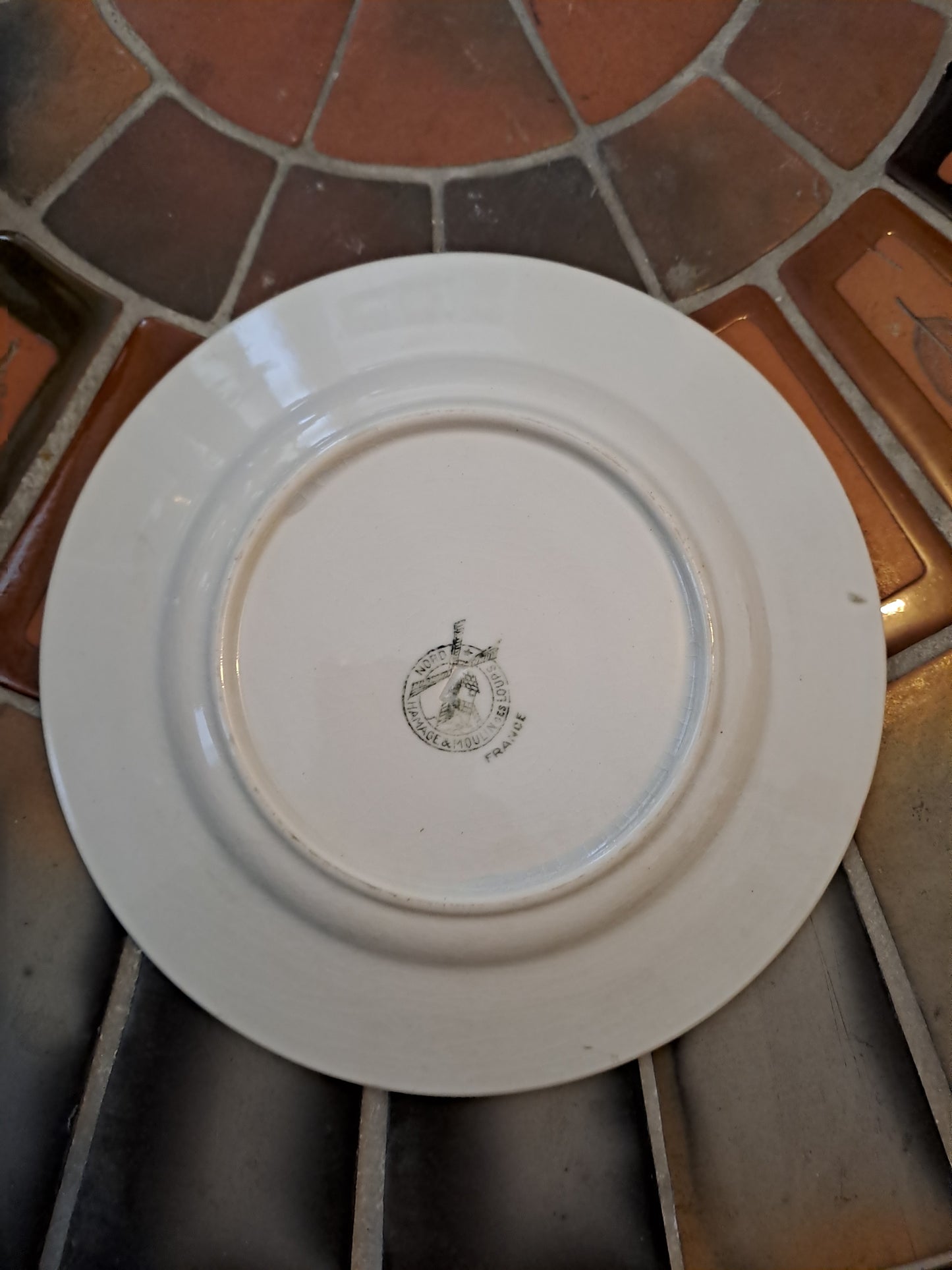 Assiette Fevrier 2.Orchies moulin Des Loups Et  Hamage France.