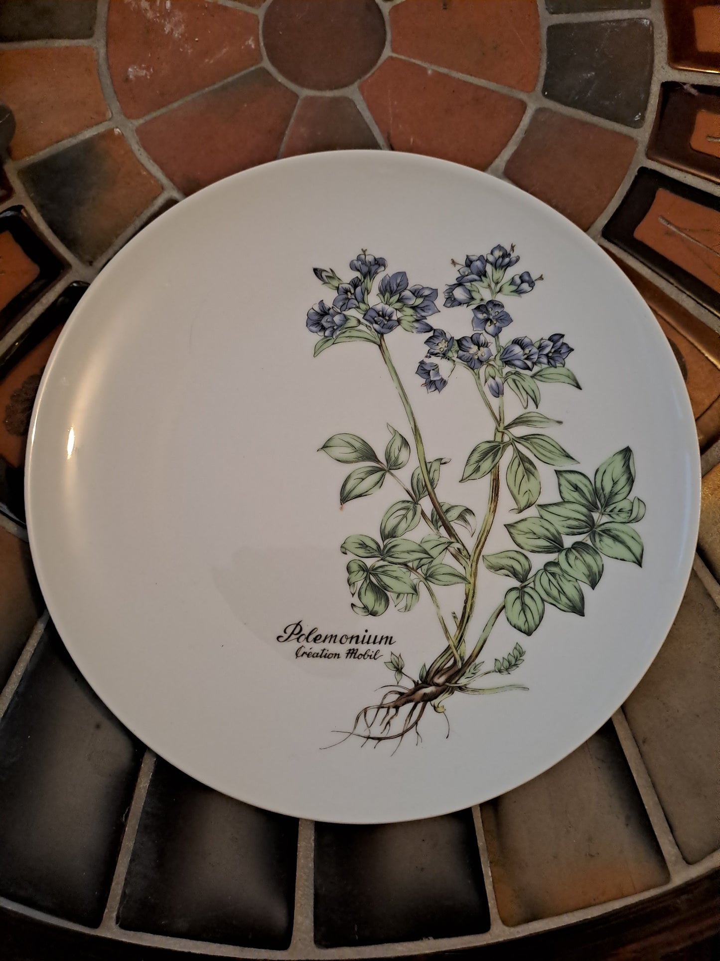 Assiette en Porcelaine. Mobil. Winterling. 24.5 cm.