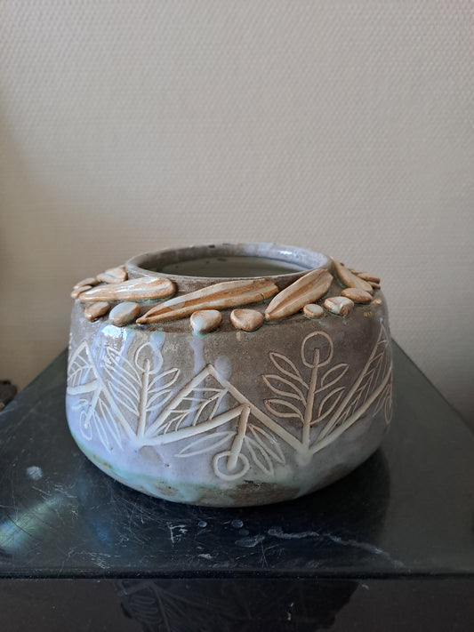 Vase En Grés. Années 50/60.