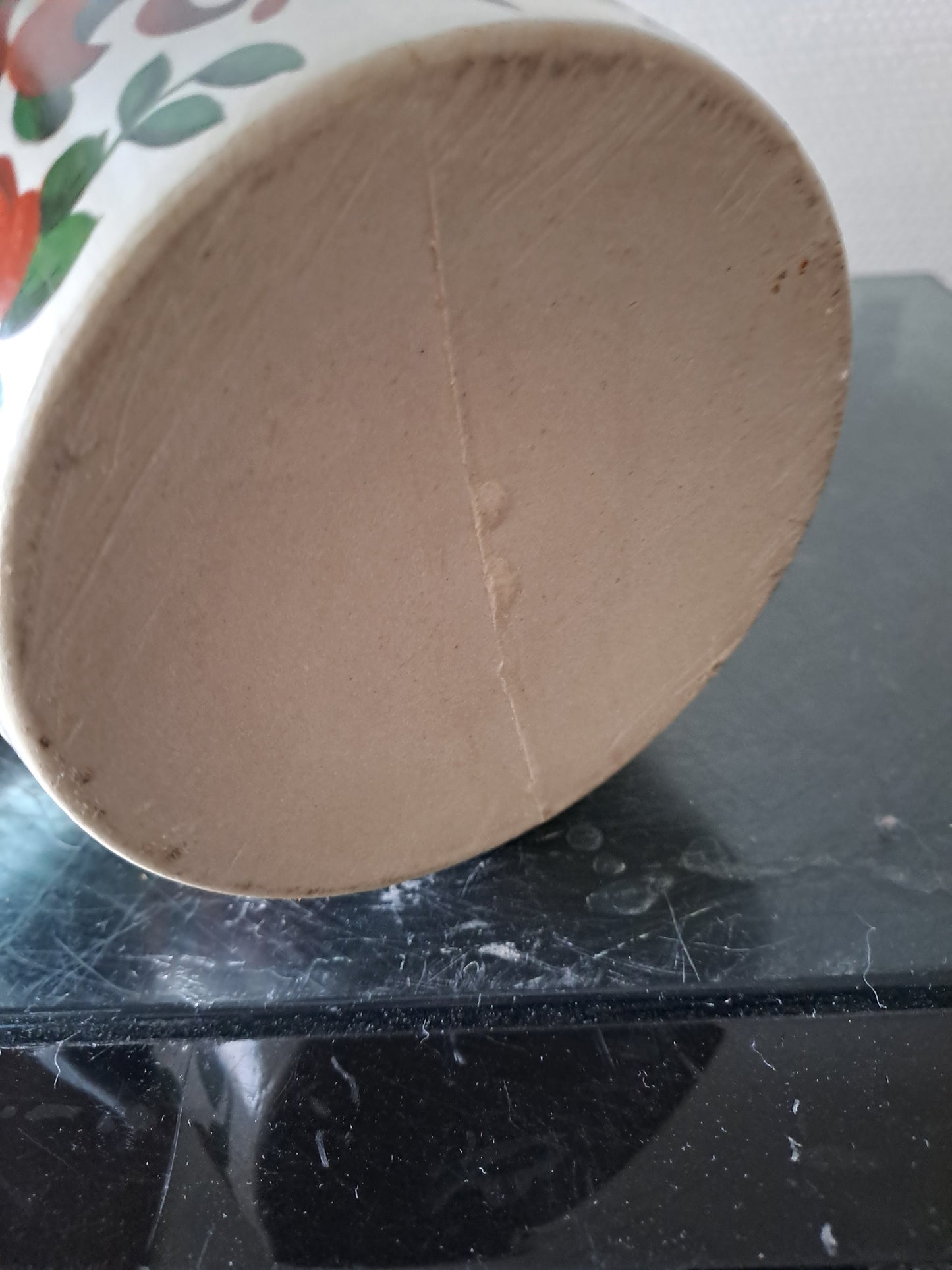 Pot À Moutarde En Grès Bouchon En Liège.