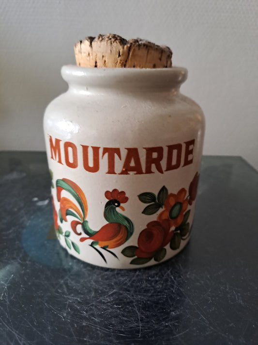 Pot À Moutarde. Estampillée Berry Et Limoges.