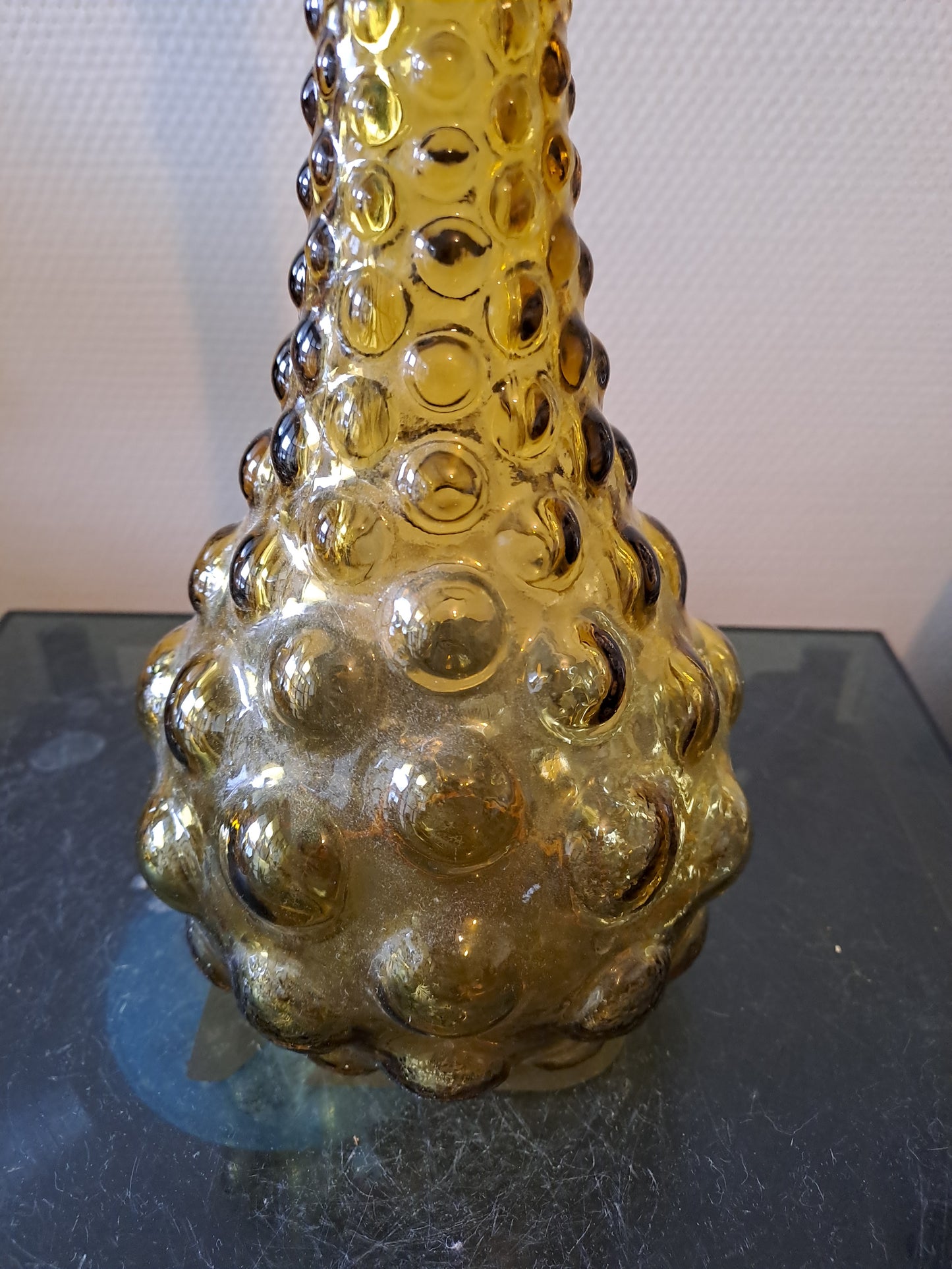 Bouteille d'Empoli dites genie. 50 cm X 12 cm