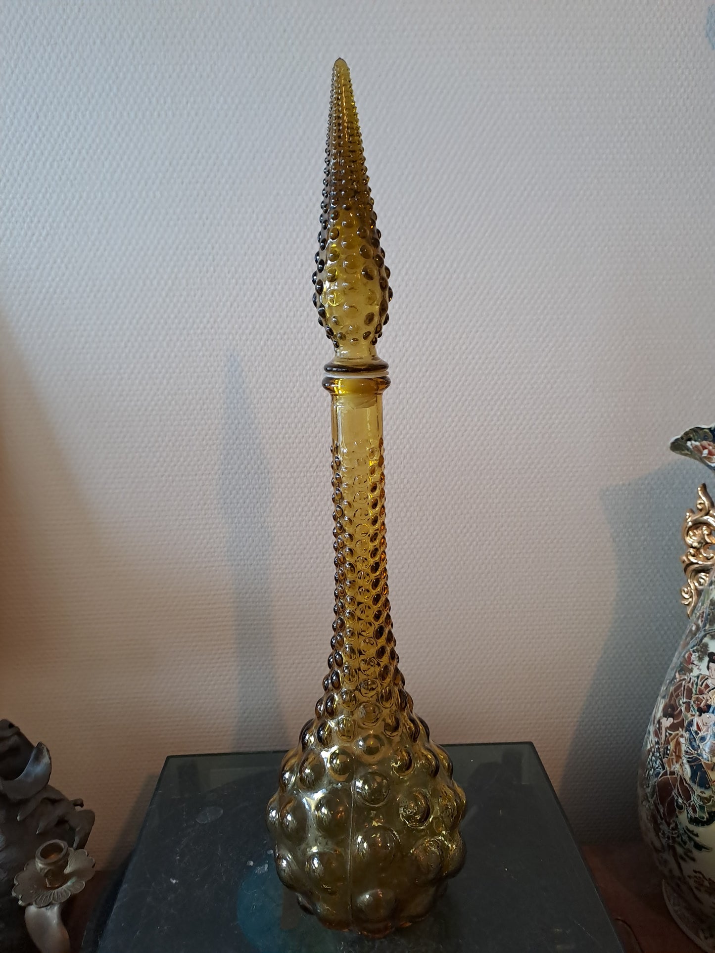 Bouteille d'Empoli dites genie. 50 cm X 12 cm