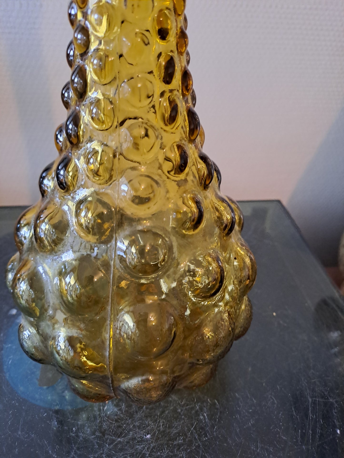 Bouteille d'Empoli dites genie. 50 cm X 12 cm