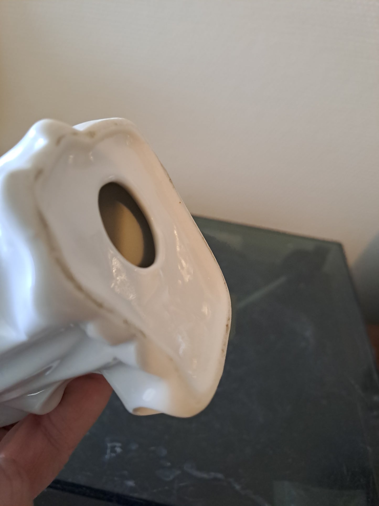 Statue Saint Joseph En Porcelaine. Ancien décoration vintage catholique Sacré-Cœur