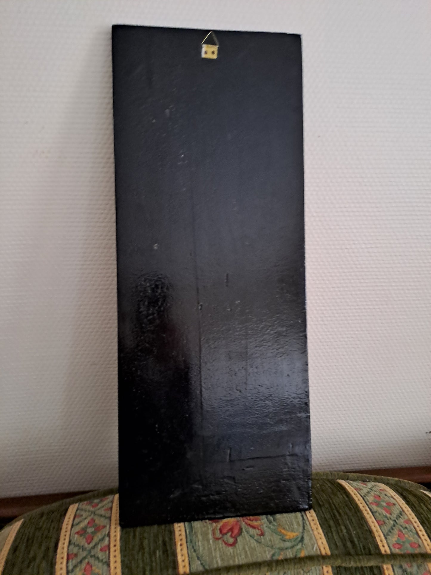 Panneau De Laque Marquetés Instration De Nacre Figurant Fleurs Et Oiseaux. Ancien décoration vintage.