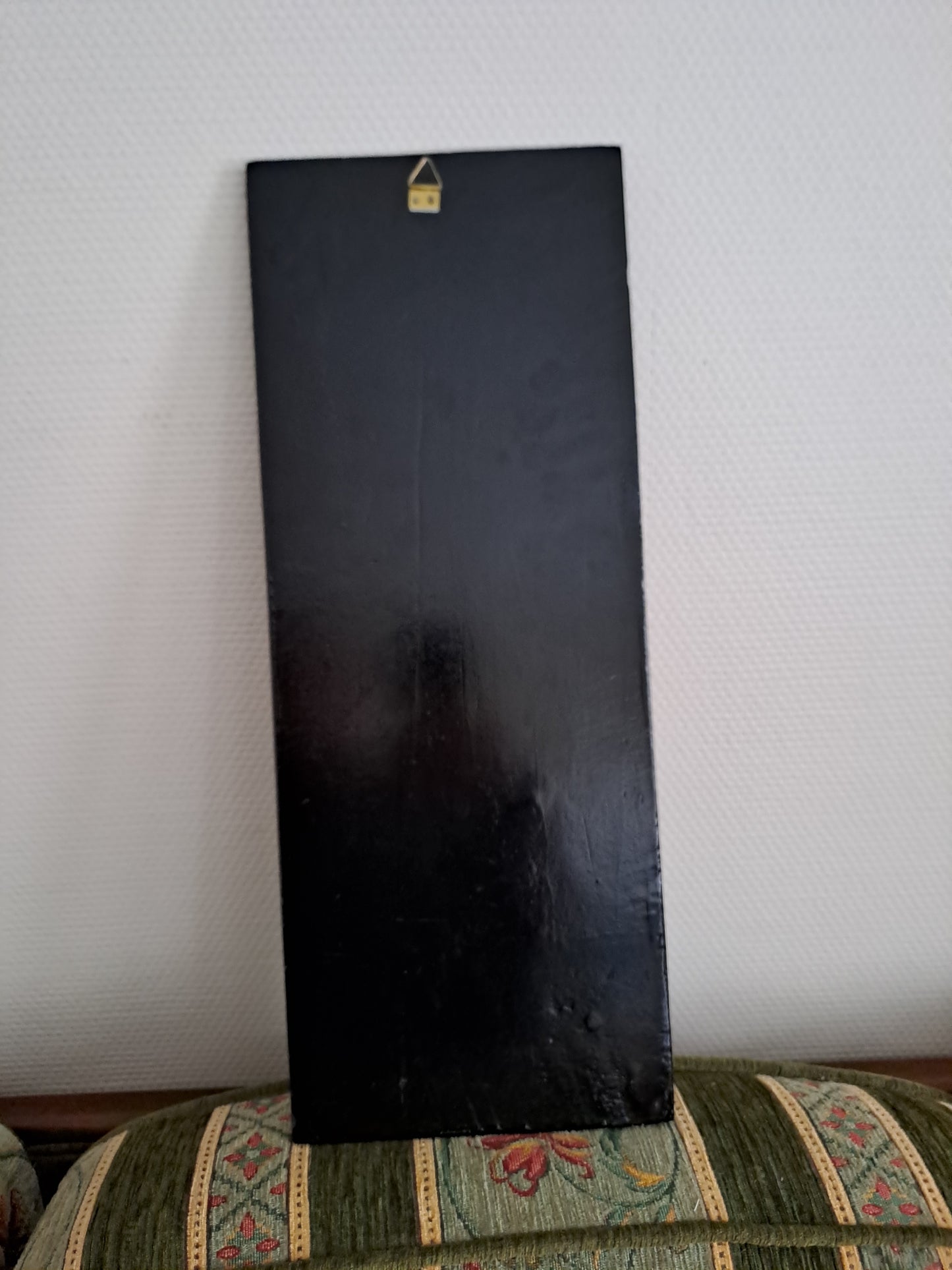 Panneau De Laque Marquetés Instration De Nacre. Plante Fleurs Oiseaux. Ancien décoration vintage.