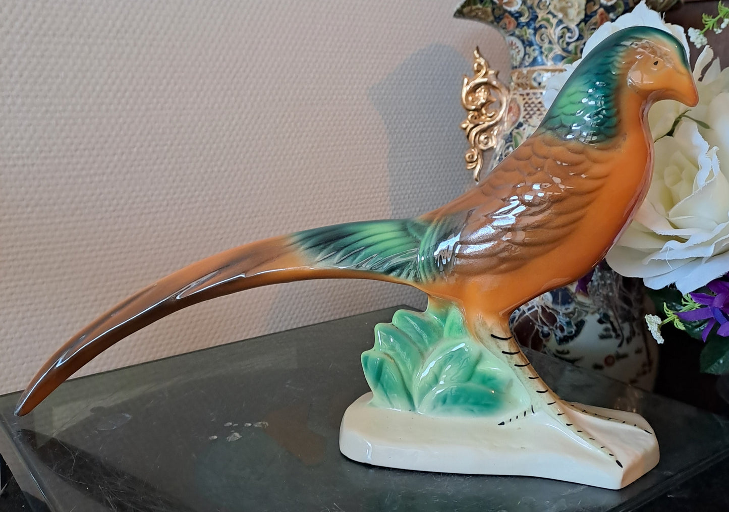 Faisan DESVRES FRANCE. Art deco