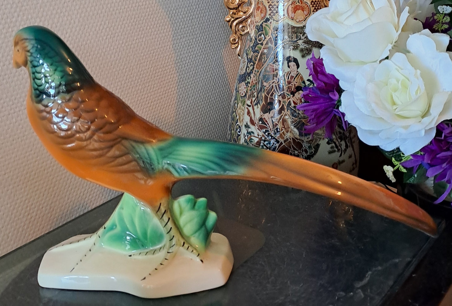 Faisan DESVRES FRANCE. Art deco