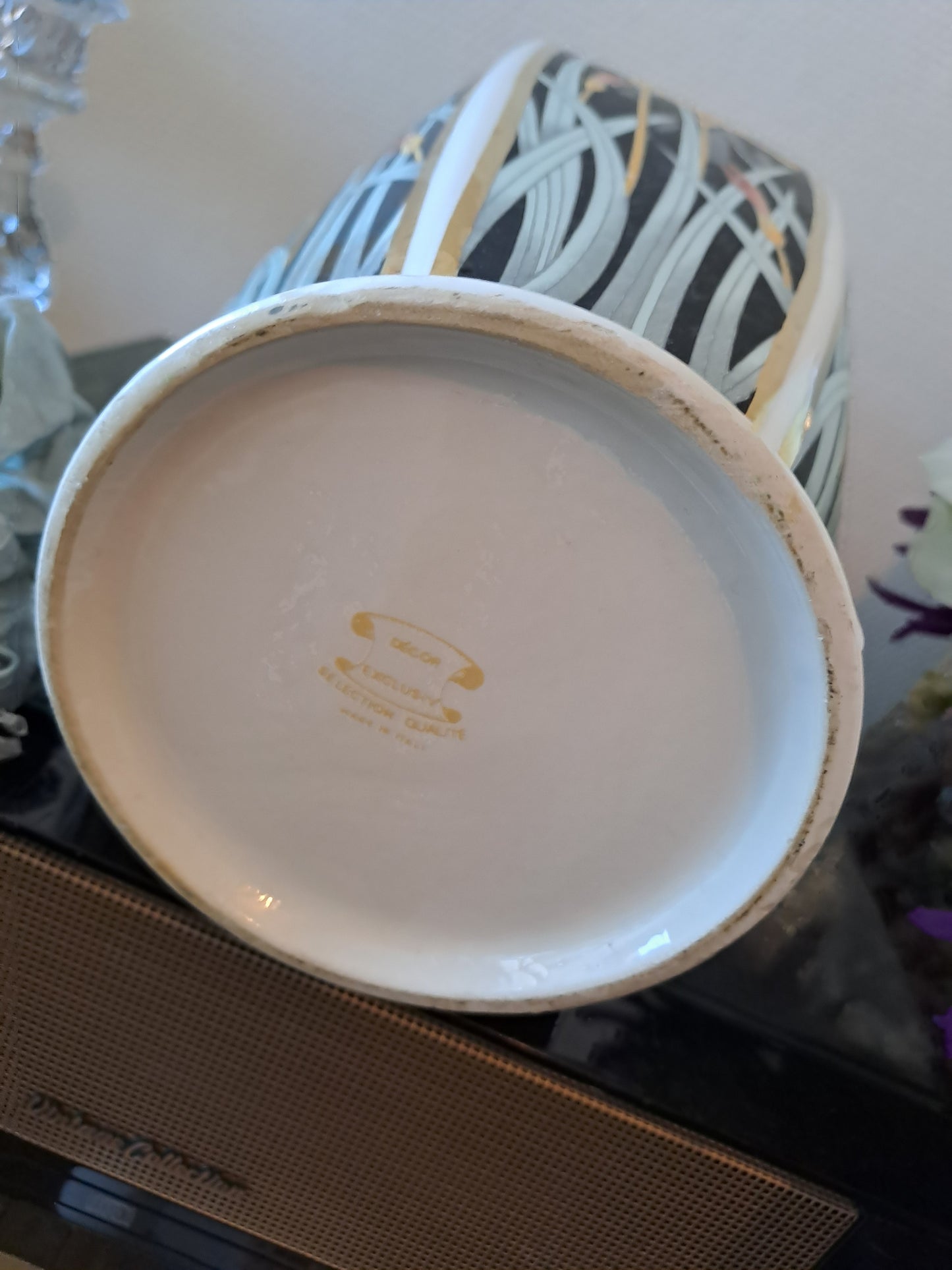 Potiche/ vase. Style Art Deco. Decor exclusiv. Italy.