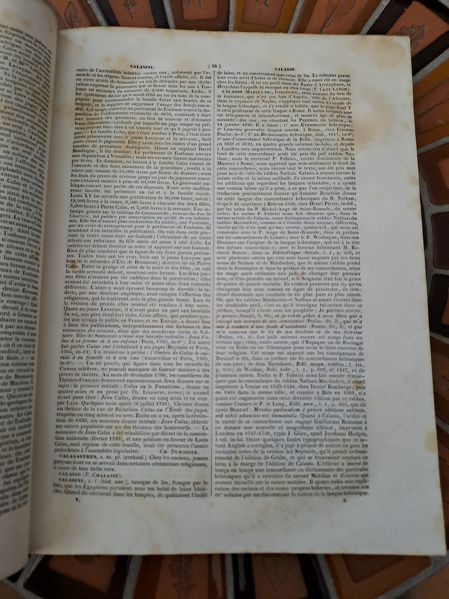 Encyclopedie Catholique Abbé Glaire T5 1843.