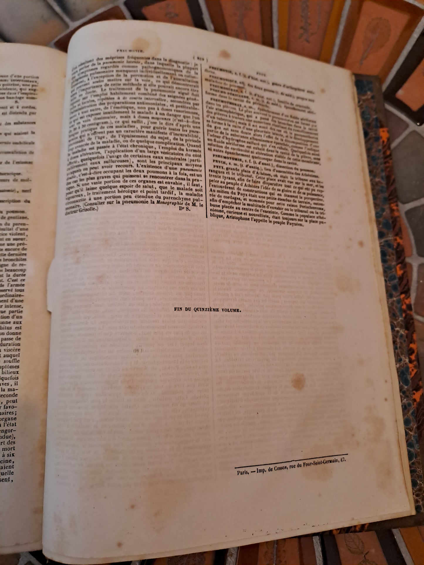 Encyclopedie Catholique. Abbé Glaire. T15. 1847.